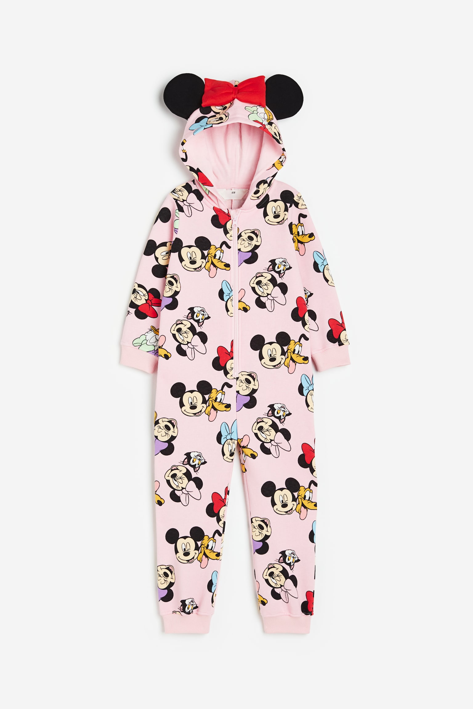 Pattern Sweat Coverall - Light pink/Minnie Mouse - 1