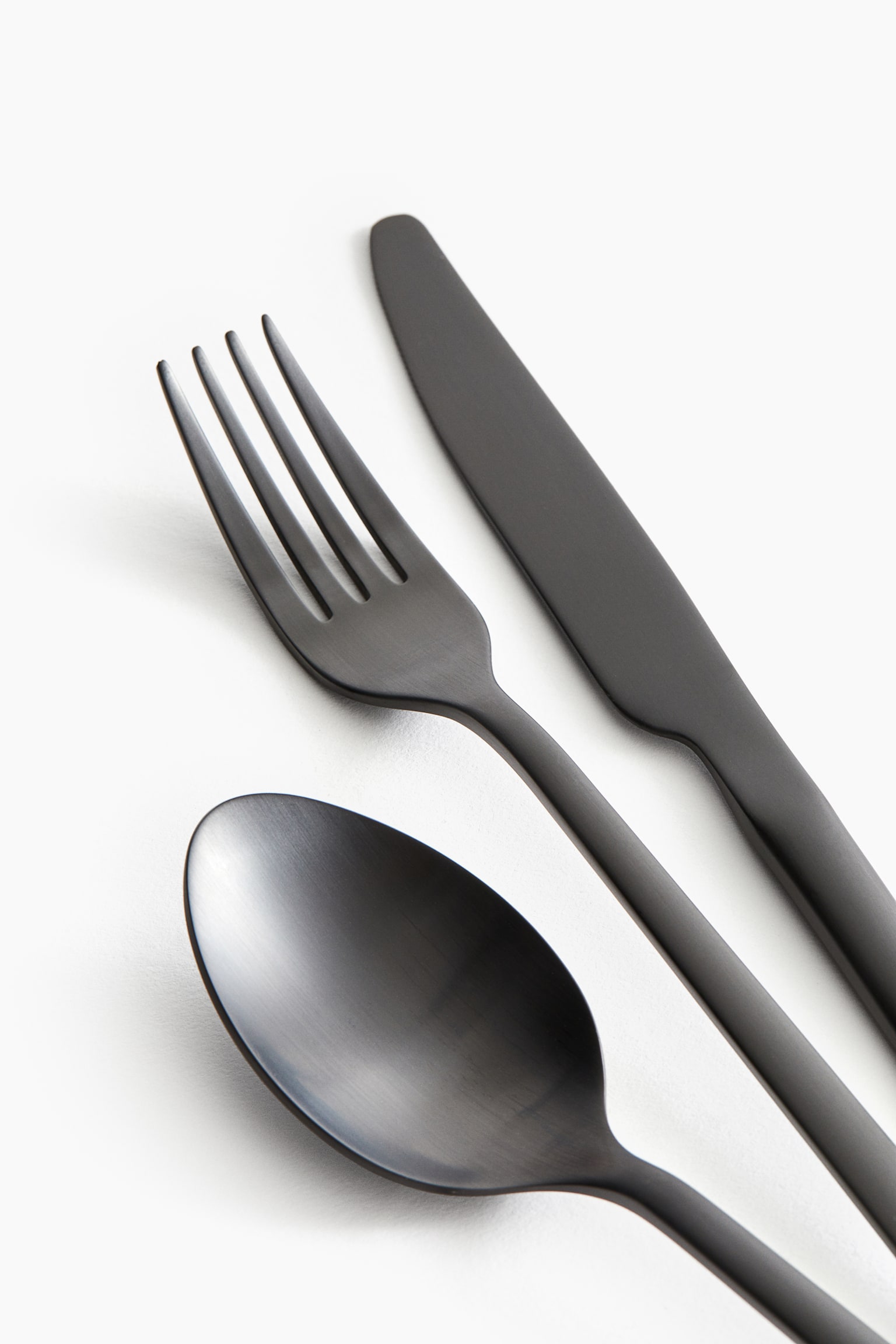 3-pack cutlery - Black/Matt - 4