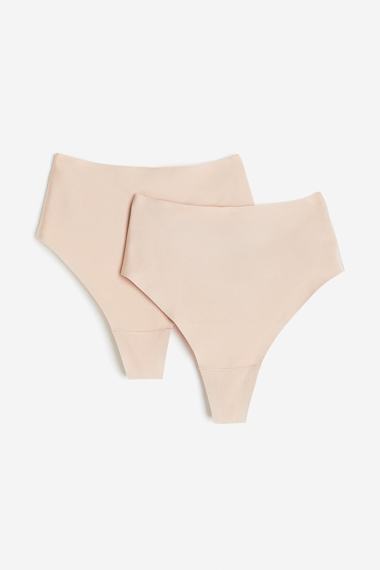 Women's Light beige 2-pack Invisible Light Shape Thong Briefs | H&M PH