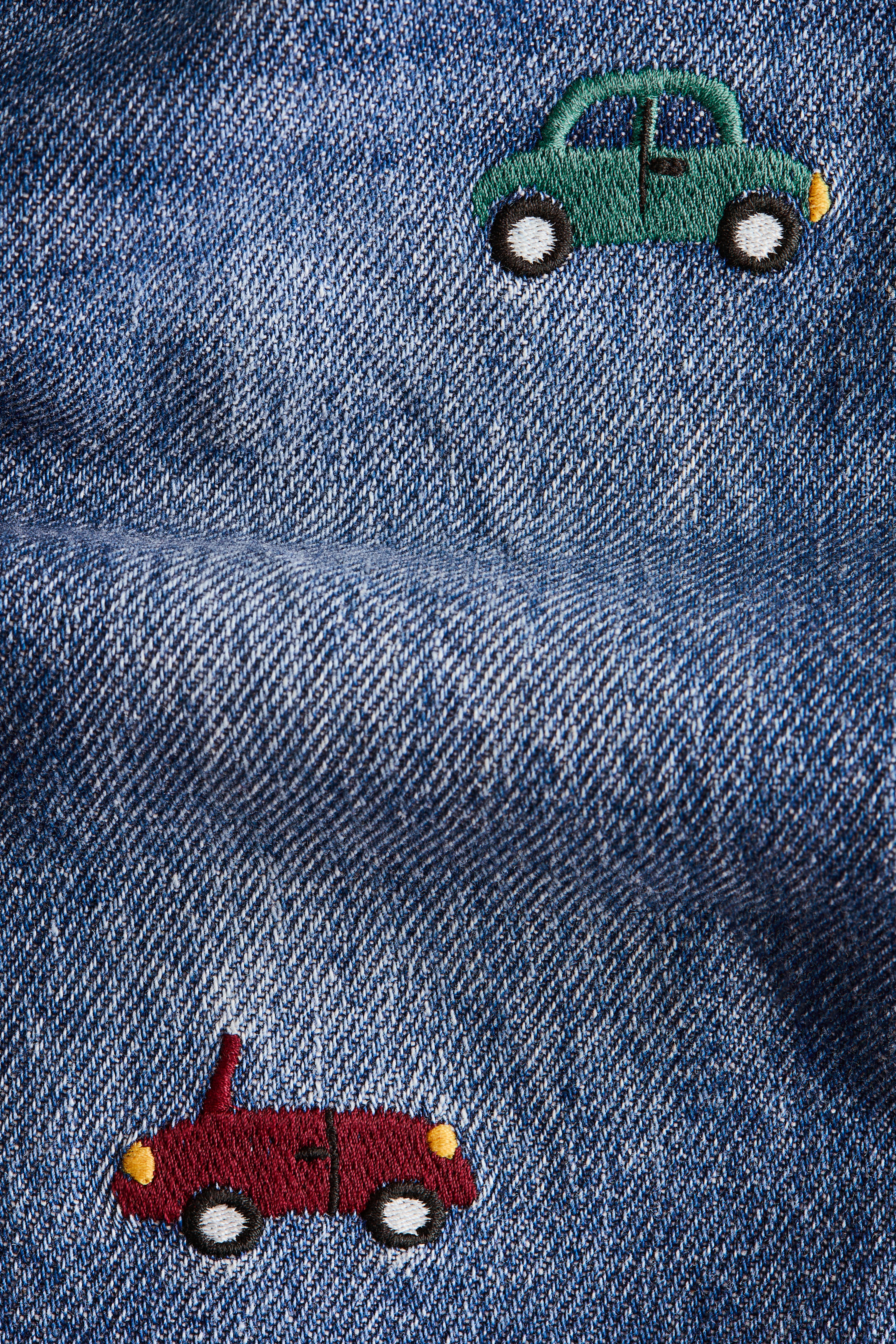 Embroidery-Motif Jeans