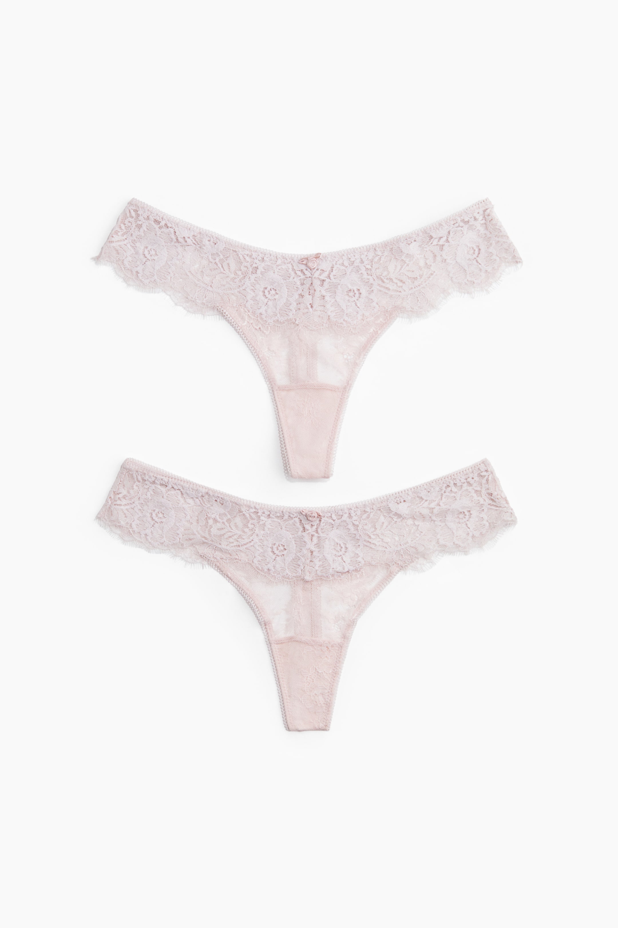 Nagyobb kép megtekintése: 2 db-os csipketanga szett - Világos rózsaszín - NŐI | H&M HU 5