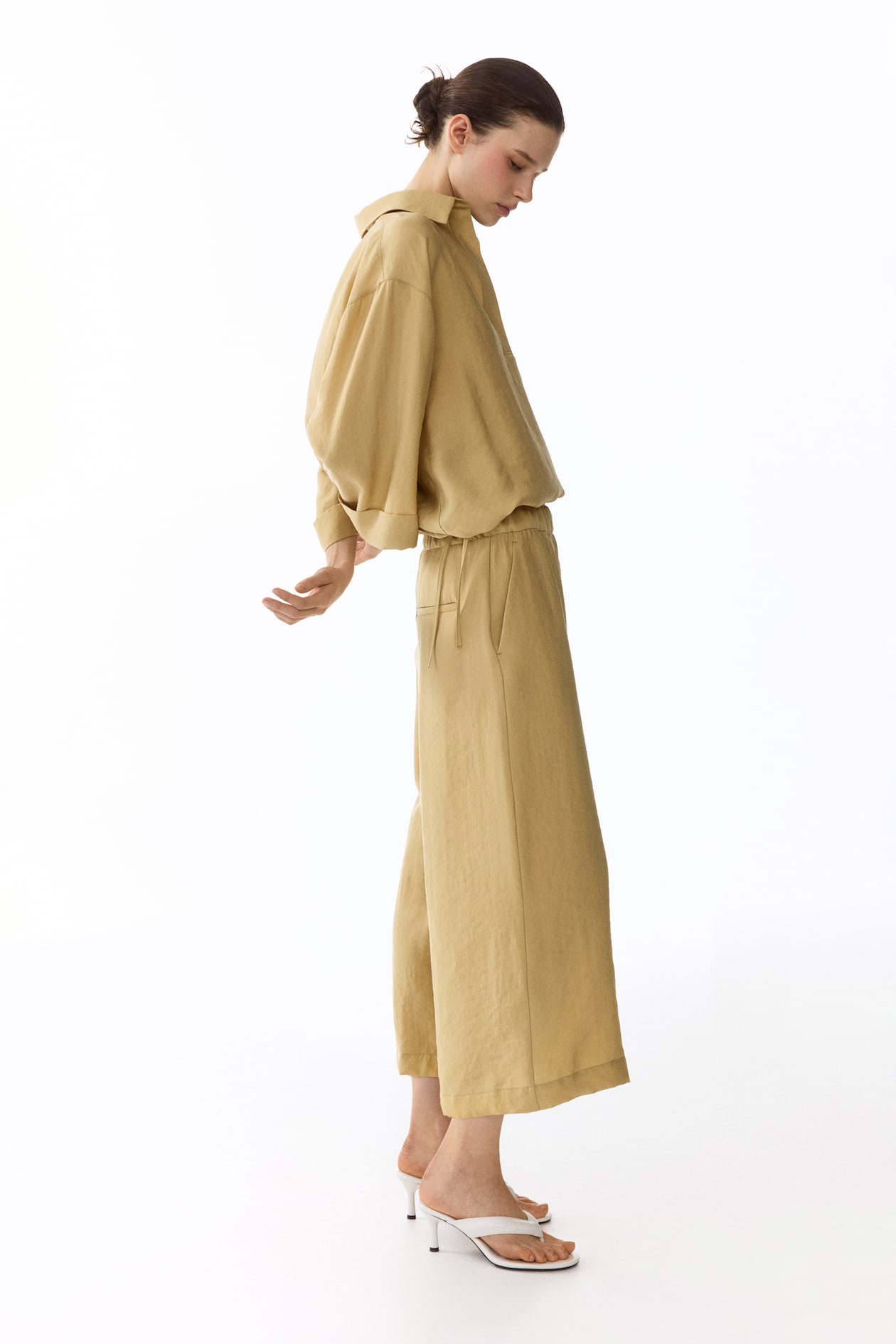Straight-Leg Lyocell-Blend Pants - image 3