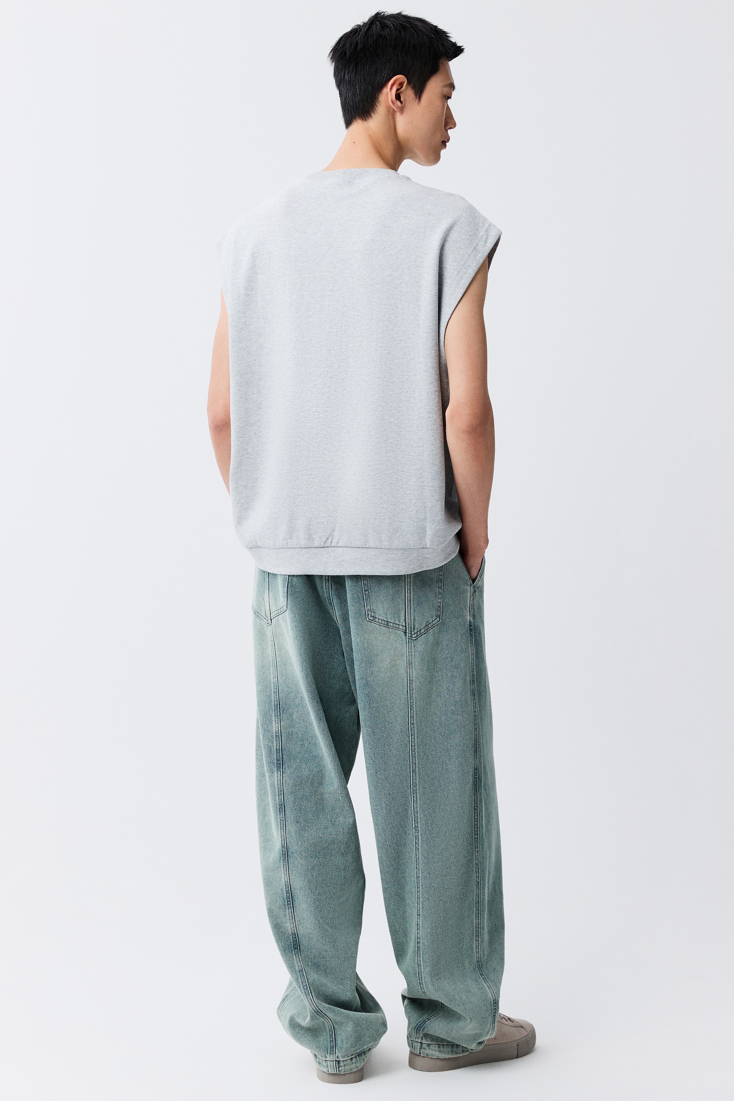 メンズ ジーンズ・デニムパンツ | ワイドデニム 他 | H&M JP