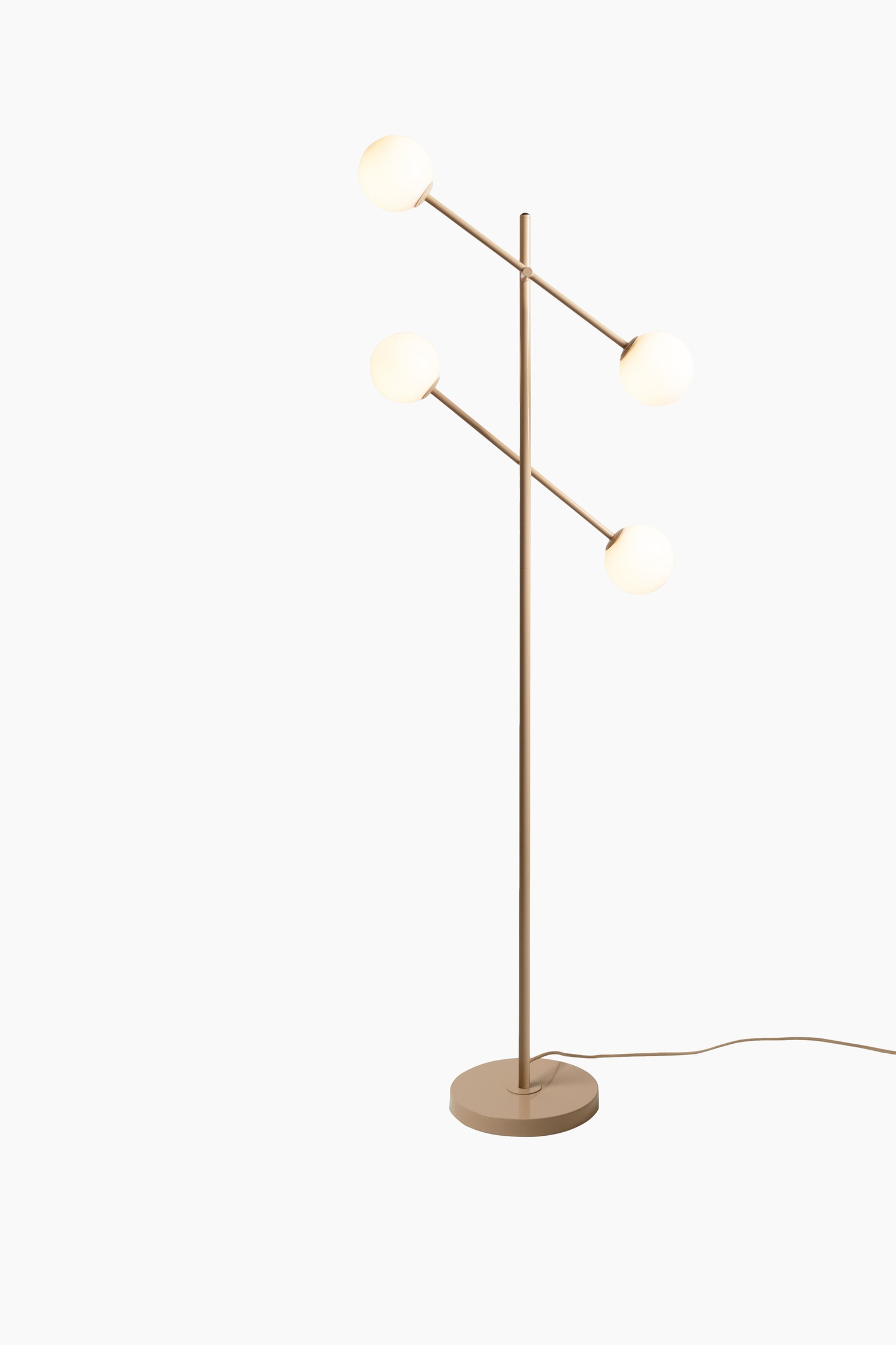 Copenhagen Vloerlamp - Beige/Bordeaux/Groen