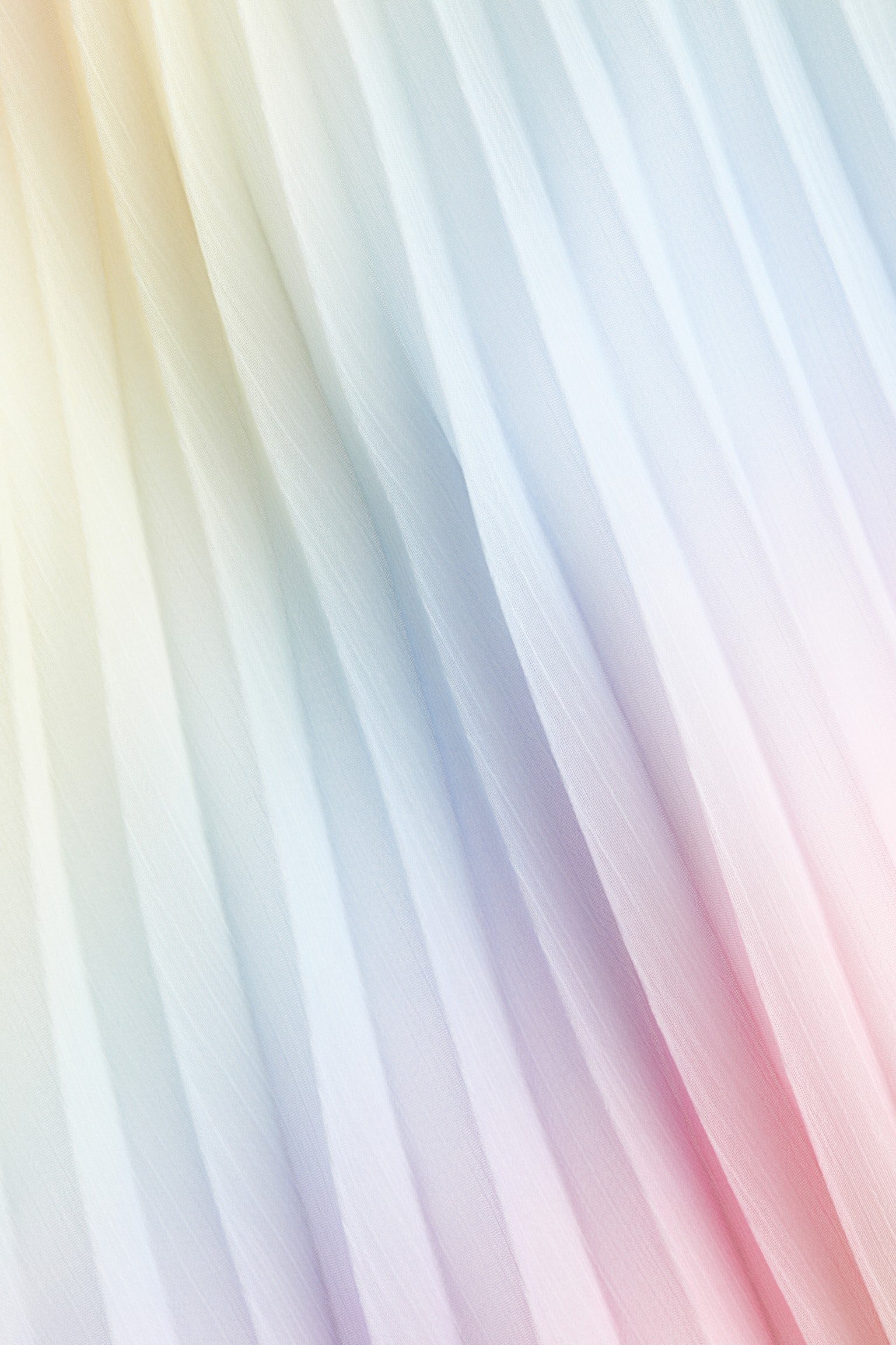 褶縐雪紡洋裝 - 粉紅色/多色 - 2