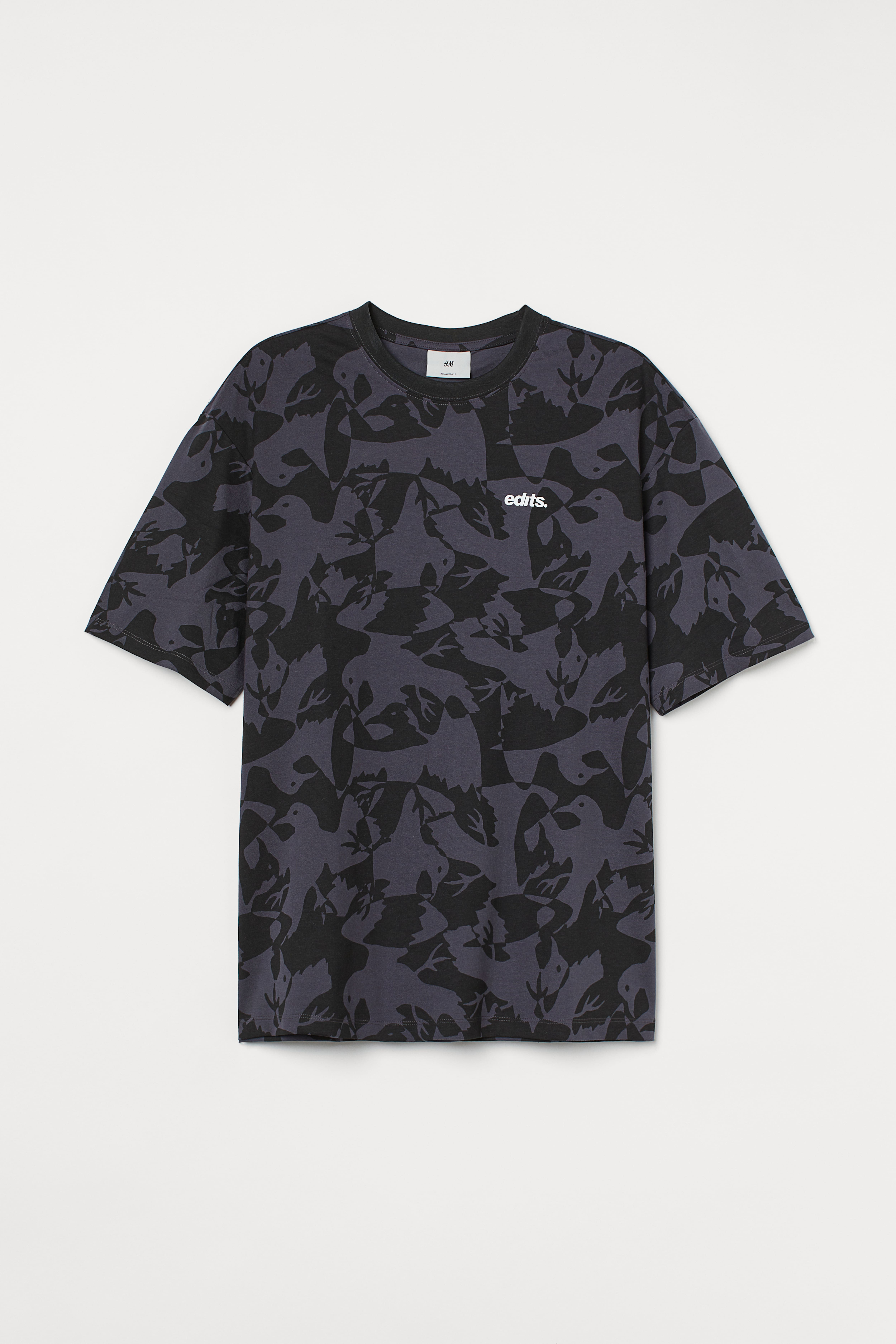 Camouflage t shirt h&m best sale