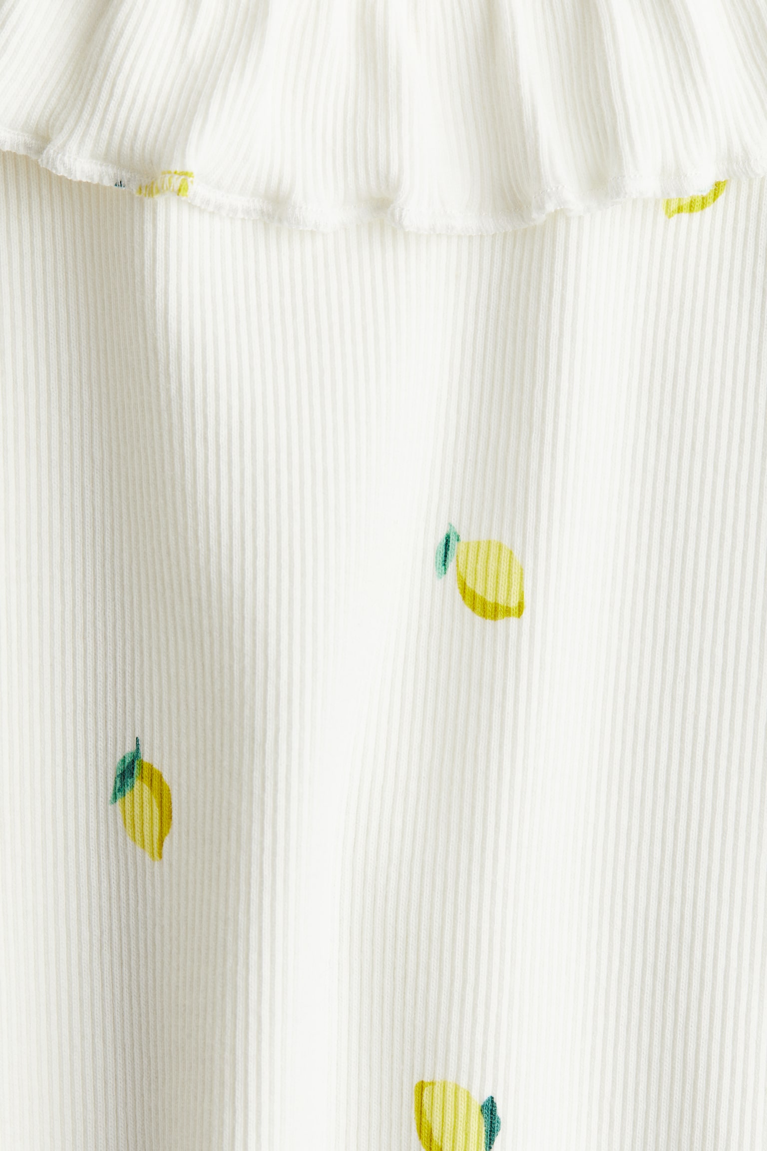 Collared jersey dress - White/Lemons/White/Striped/Blue/Floral - 2