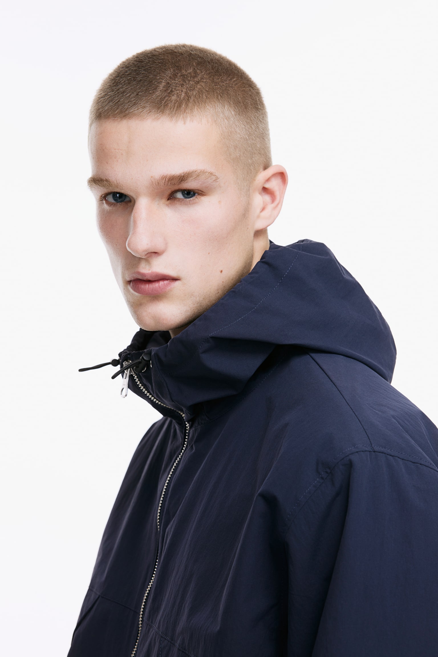 Water-repellent windbreaker - Navy blue - 9