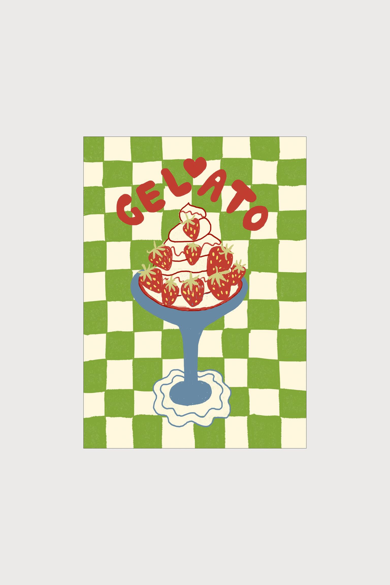 Studio Dolci - Gelato - Grün / Rot - 1