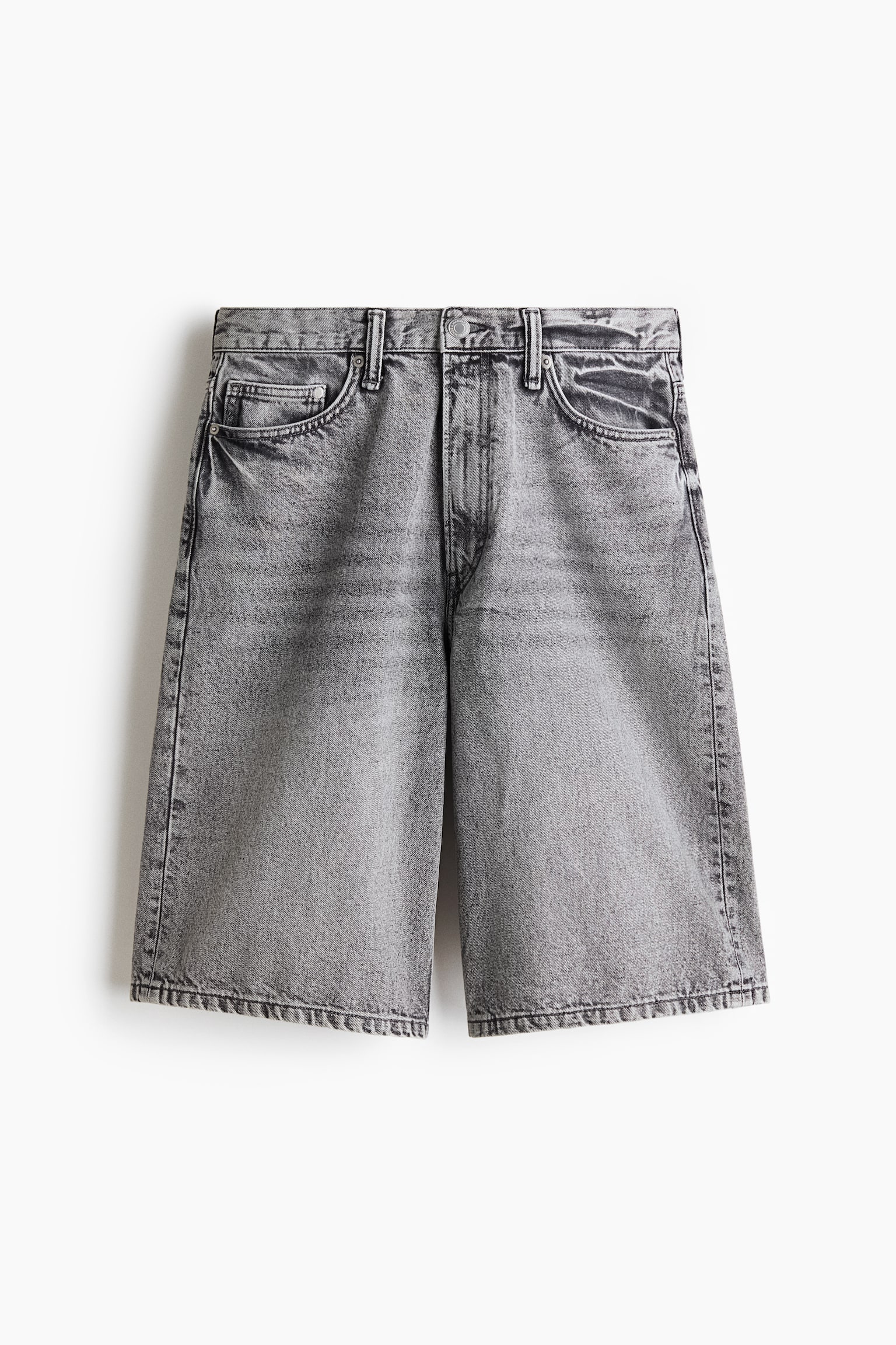 Baggy Denim shorts - Denim grey/Light denim blue/Denim black - 1