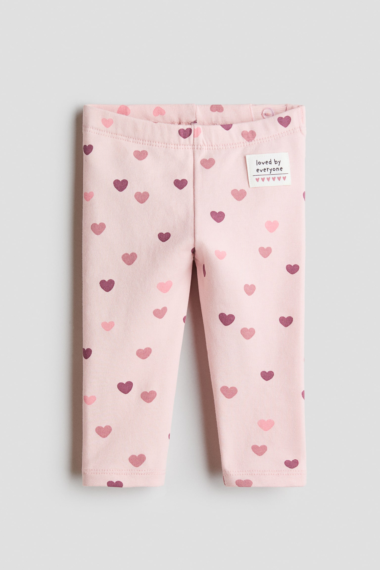 Leggings med børstet innside - Lys rosa/Hjerter/Lys beige/Leopardtrykk/Lys grønn/Kirsebær/Cream/Kirsebær/Cream/Hjerter