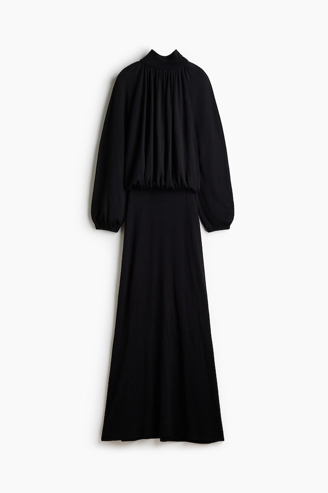 Vestido sudadera - Negro/Rosa/Azul claro/Negro - 1