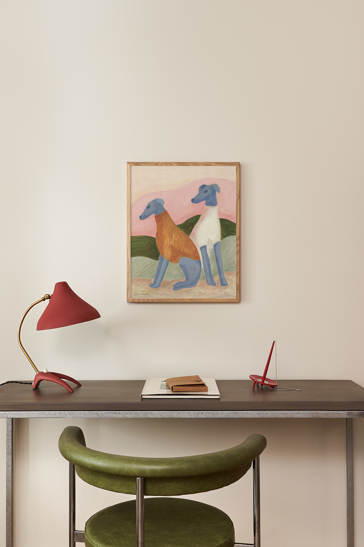 Iga Kosicka Juliste - Blueberry Dogs/Waiting/Hukit