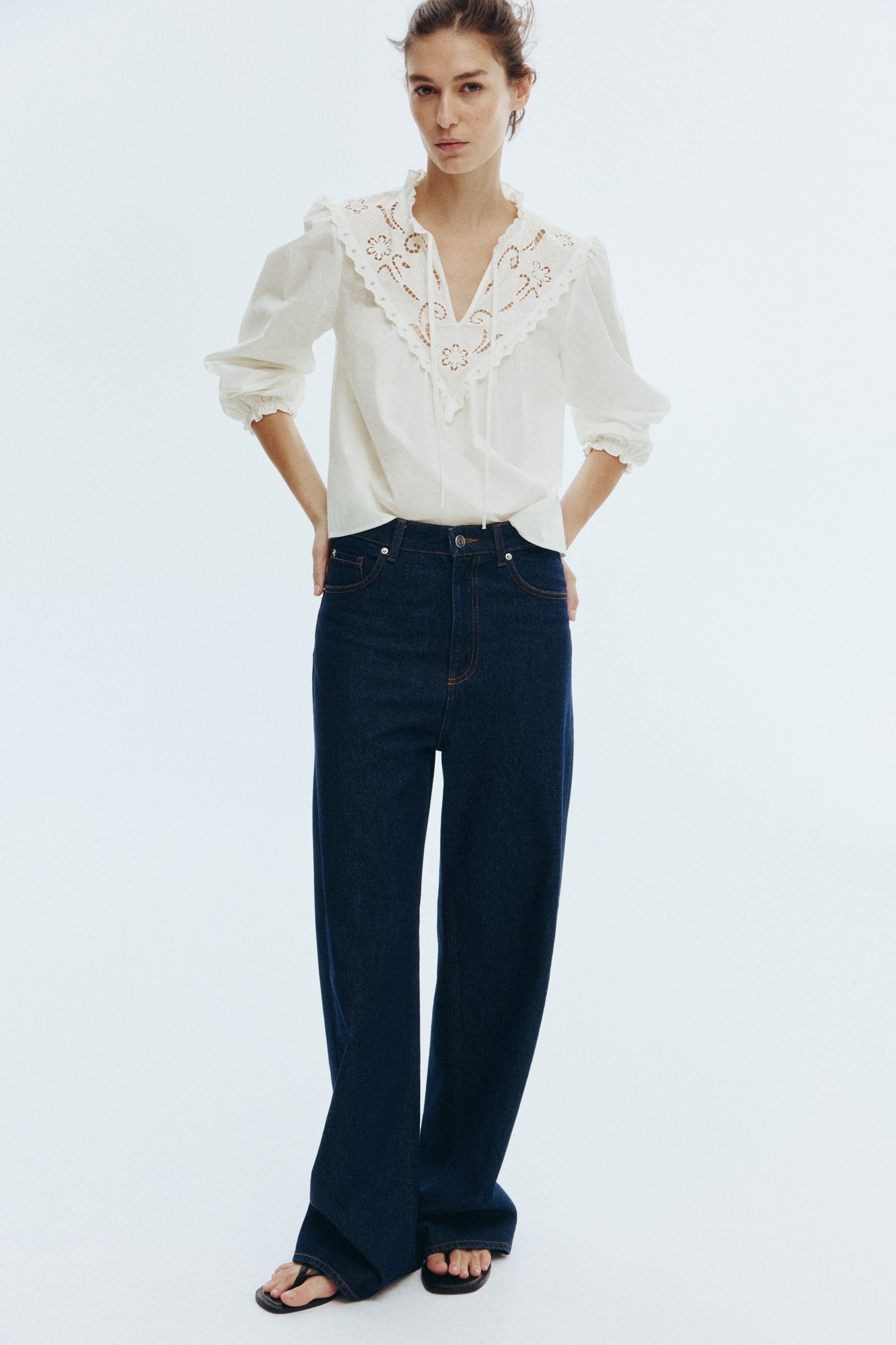 Broderie anglaise blouse