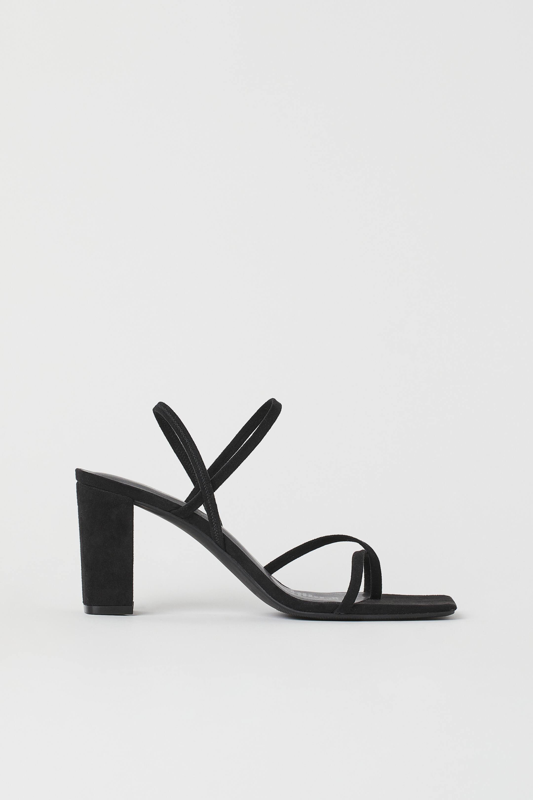 Block-heeled sandals - High heel - Black - Ladies | H&M GB