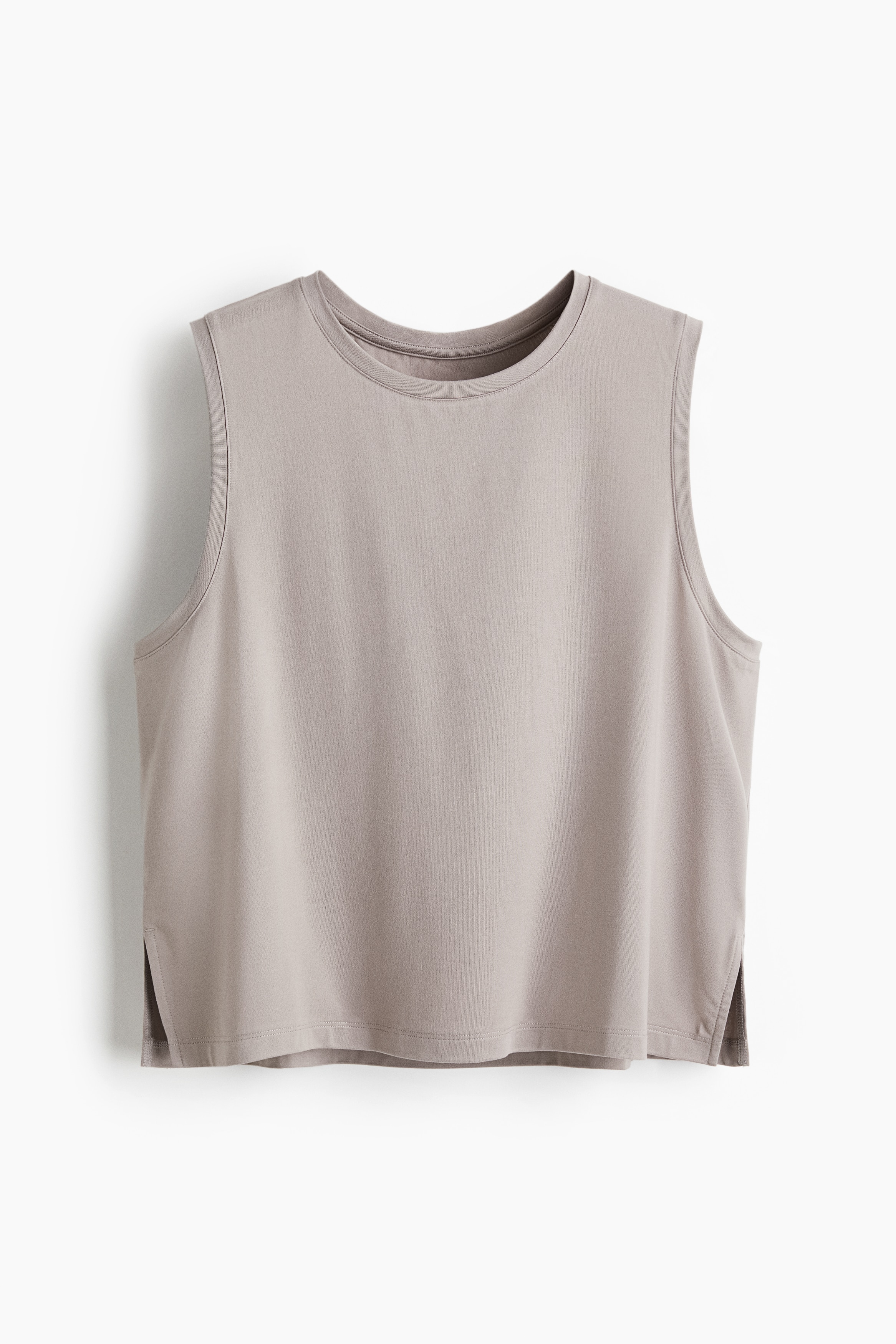 Laatikkomainen treenitoppi DryMove™ - Lämmin harmaa/Musta/Pastelliroosa/Tryffelinharmaa/Valkoinen/Vaaleanbeige