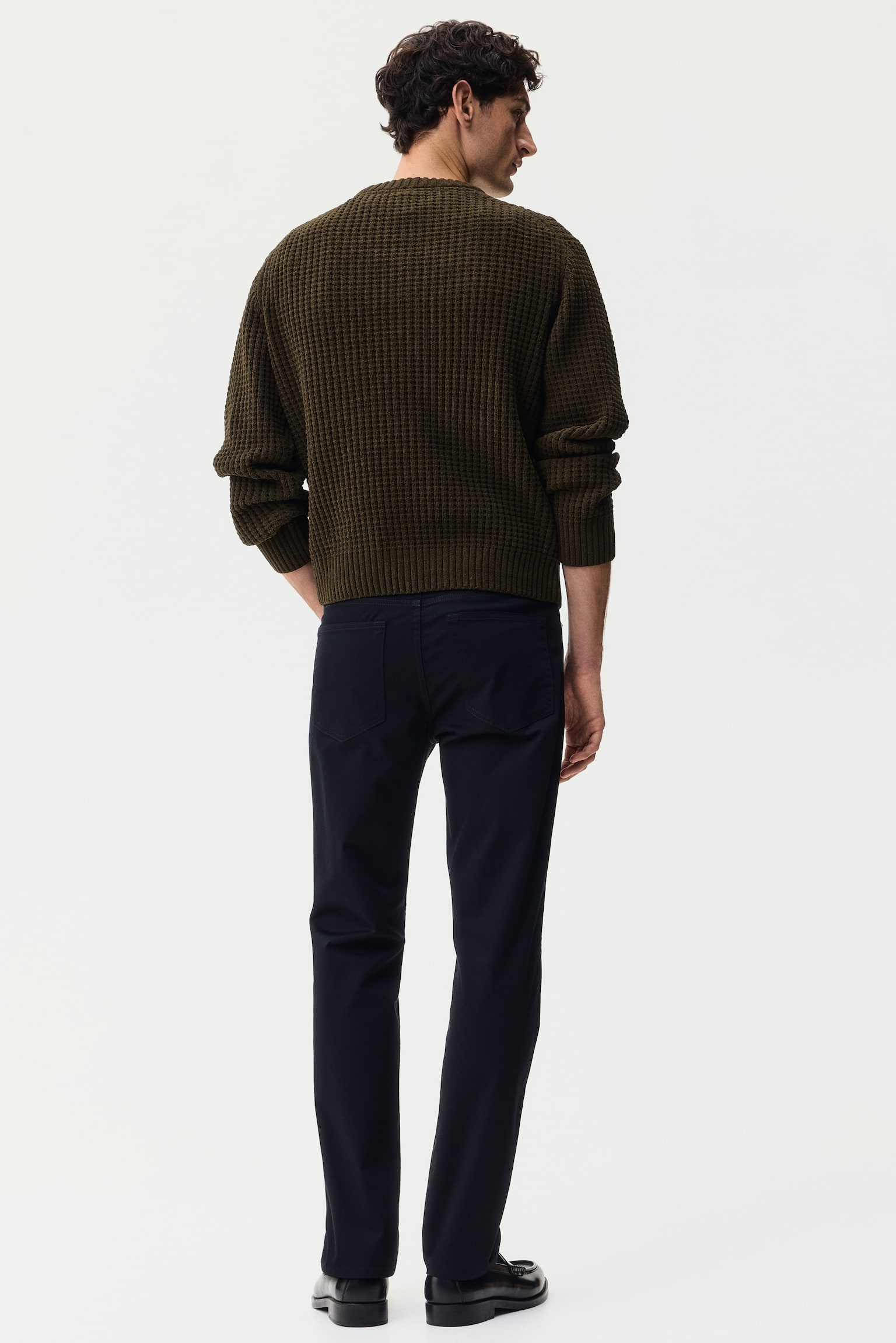 Pantaloni cu cinci buzunare Slim Fit - Negru/Bleumarin/Bej/Gri-închis - 4