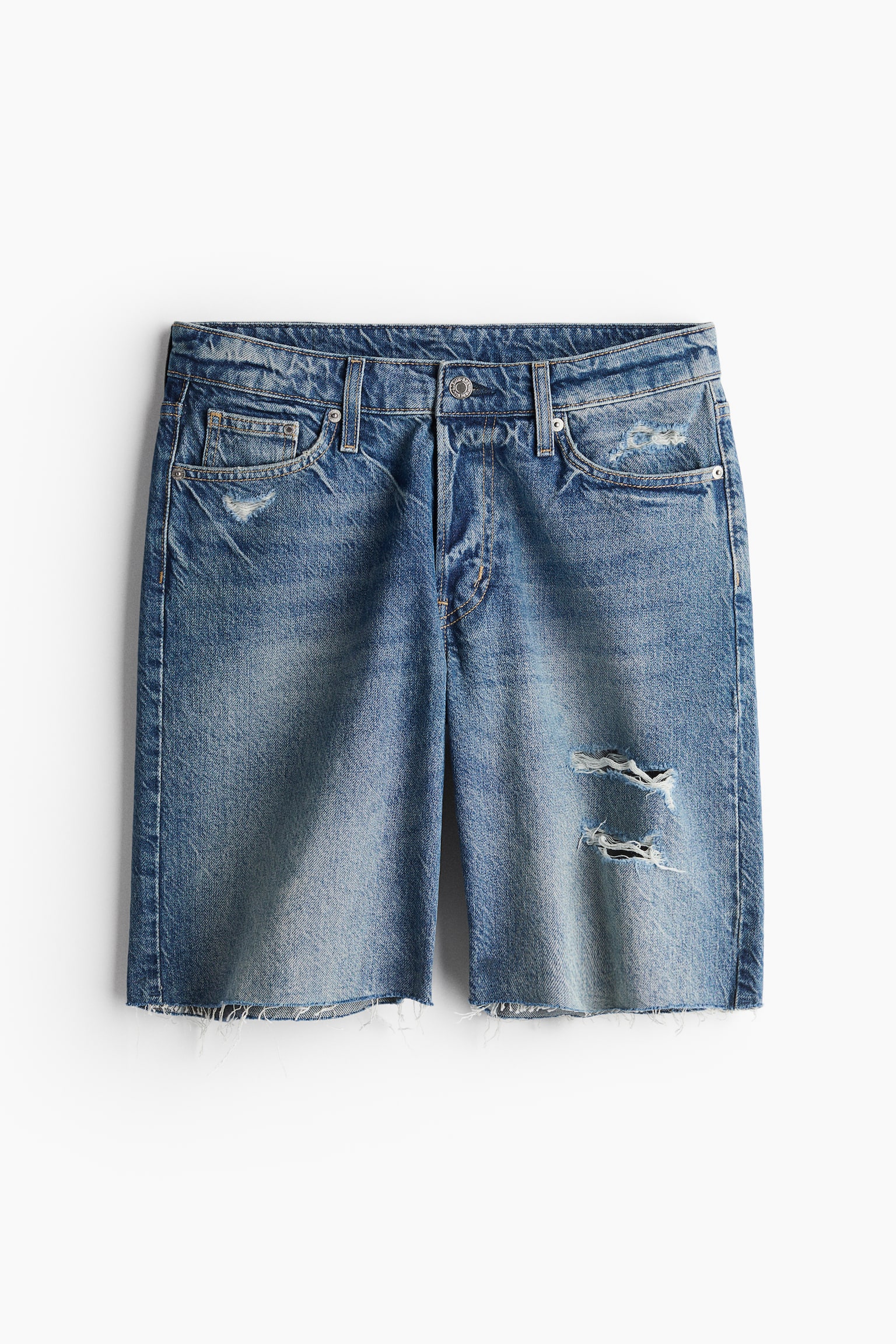 Baggy Low Denim shorts - Denim blue/Grey/Light denim blue/Black/Cream/Light denim blue - 2