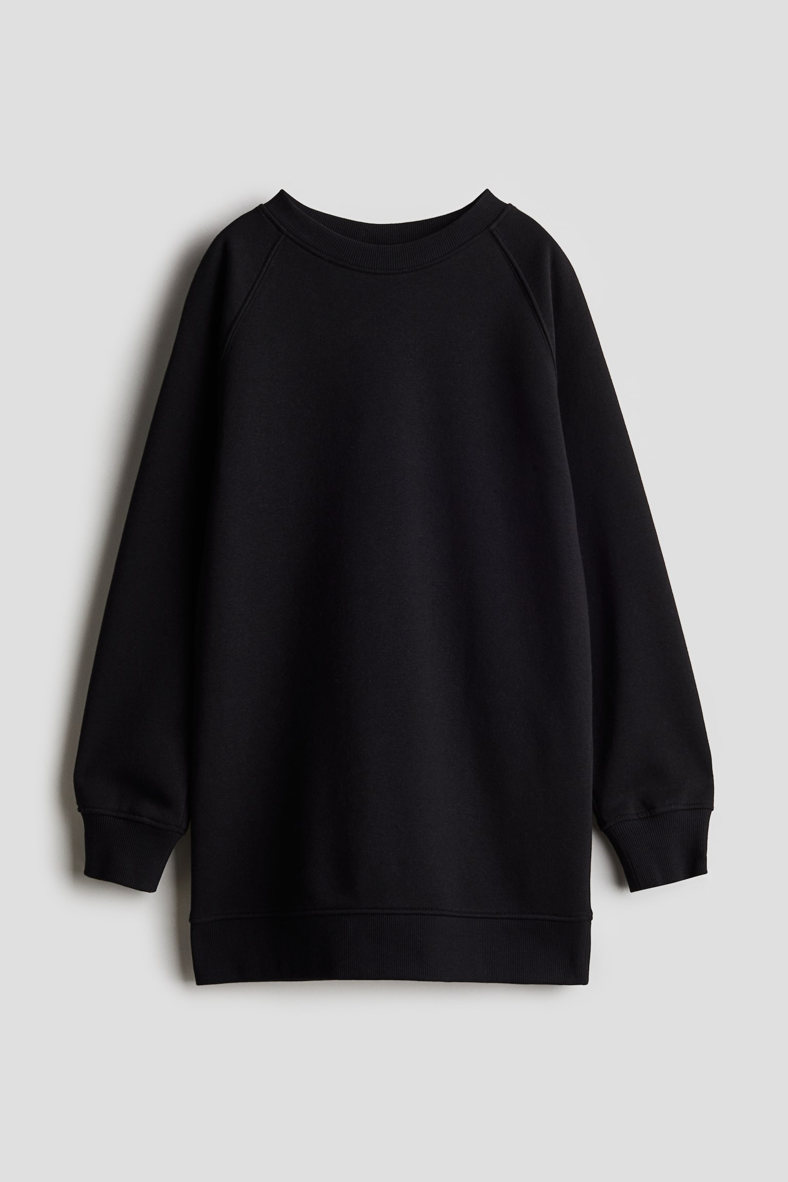 Sweatshirt dress - Black - 1