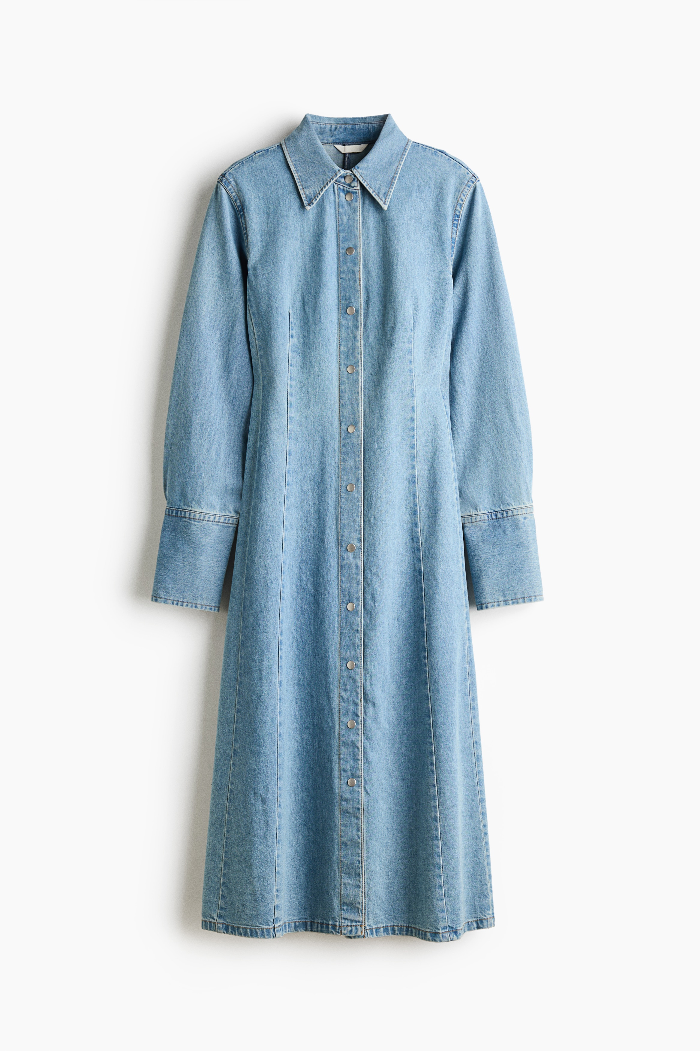 Denim shirt dress - Light denim blue