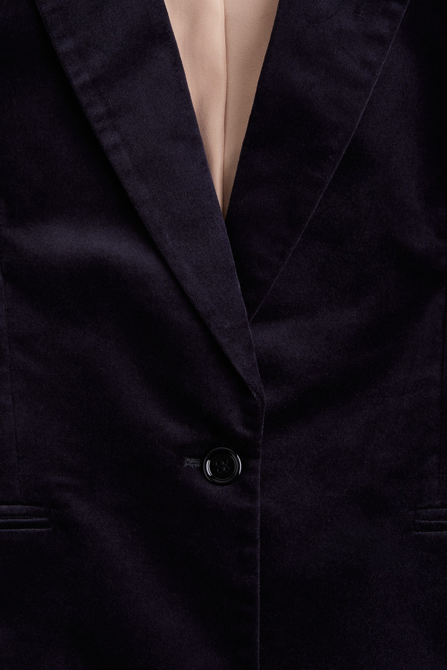 Single-breasted blazer - Navy blue - 5