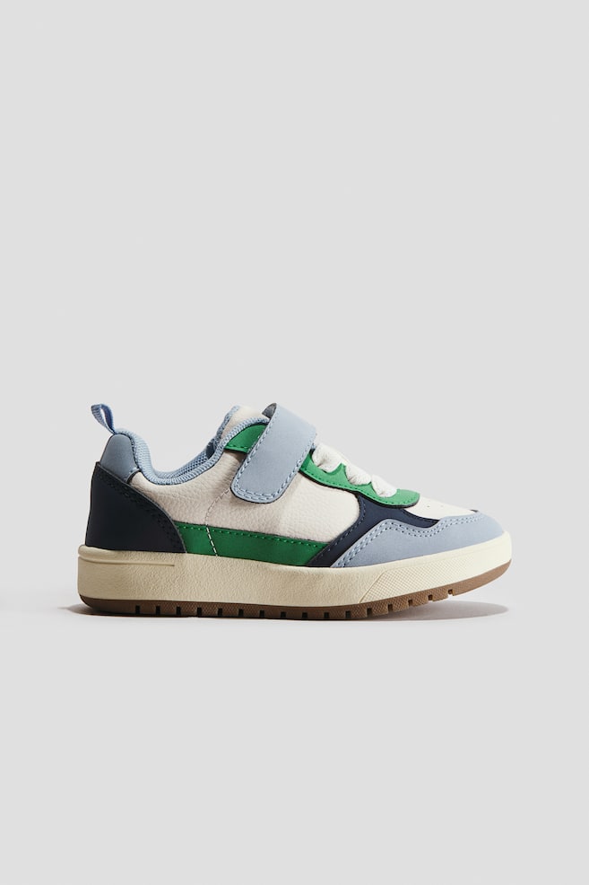 Sneakers - Bleu clair/blanc/Marron clair/blanc/Bleu foncé/color block - 1
