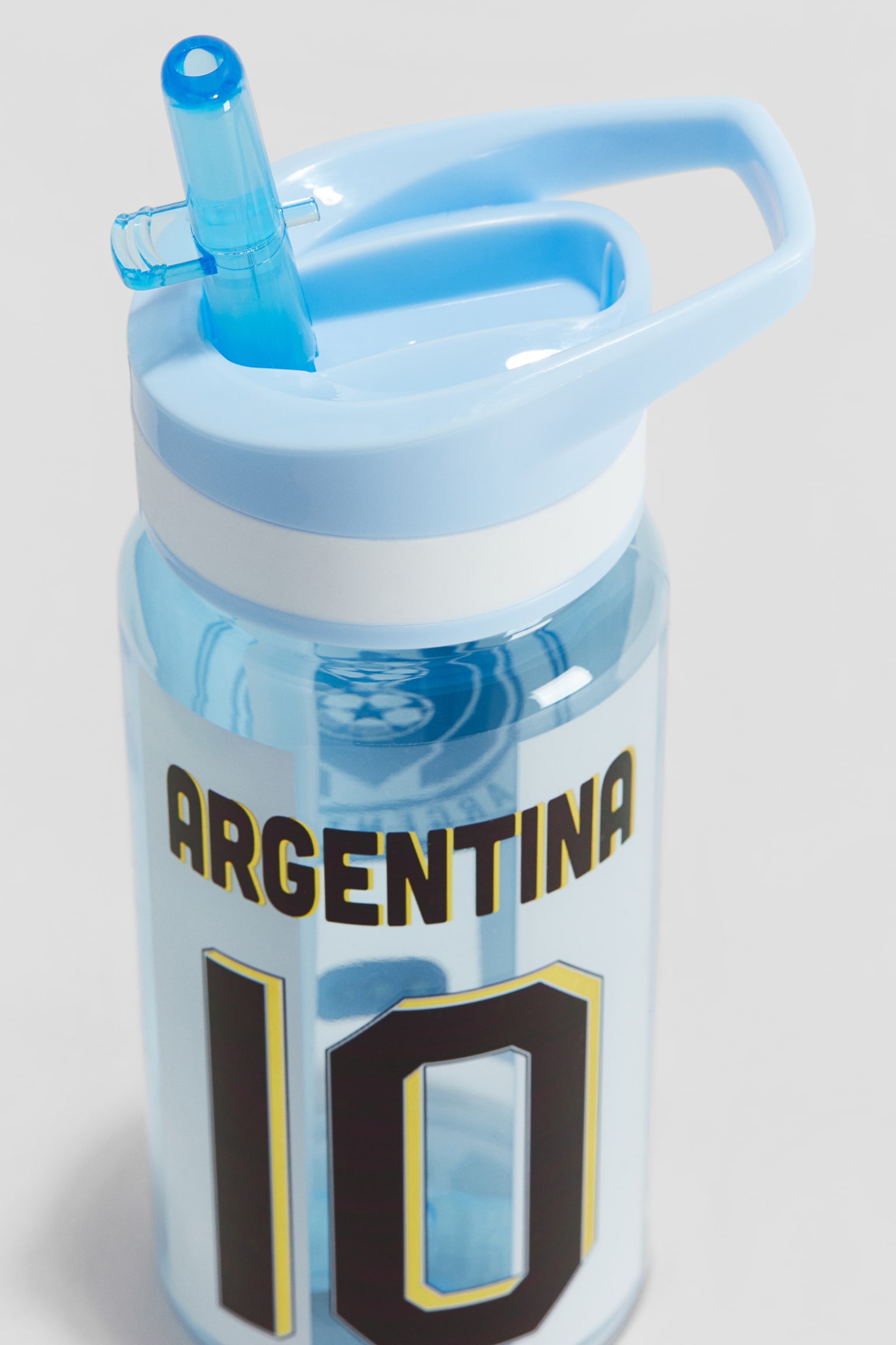 Printed water bottle - Light blue/Argentina/Yellow/Brasil - 2