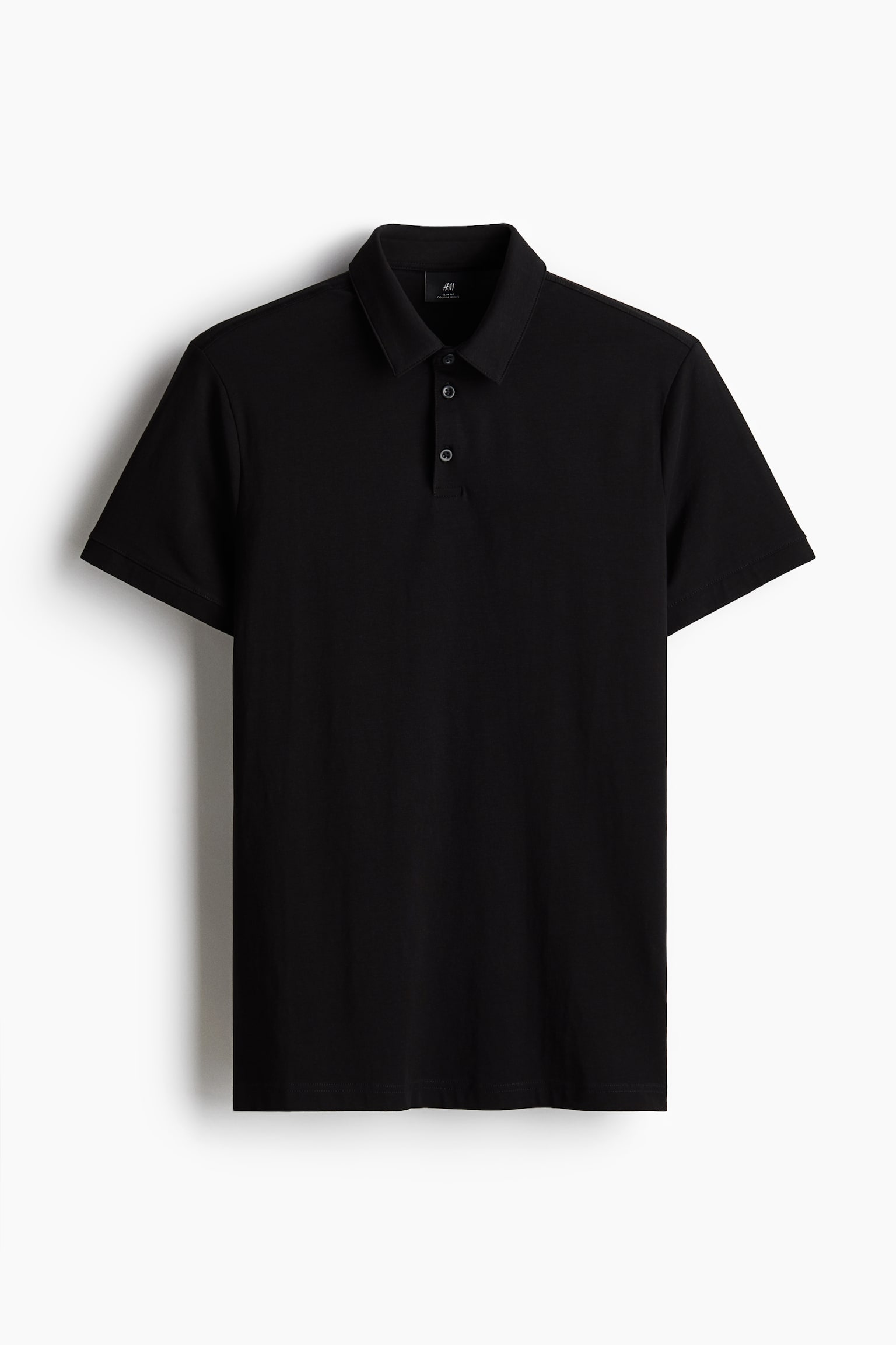 Slim Fit Polo shirt - Black/Navy blue/White - 2