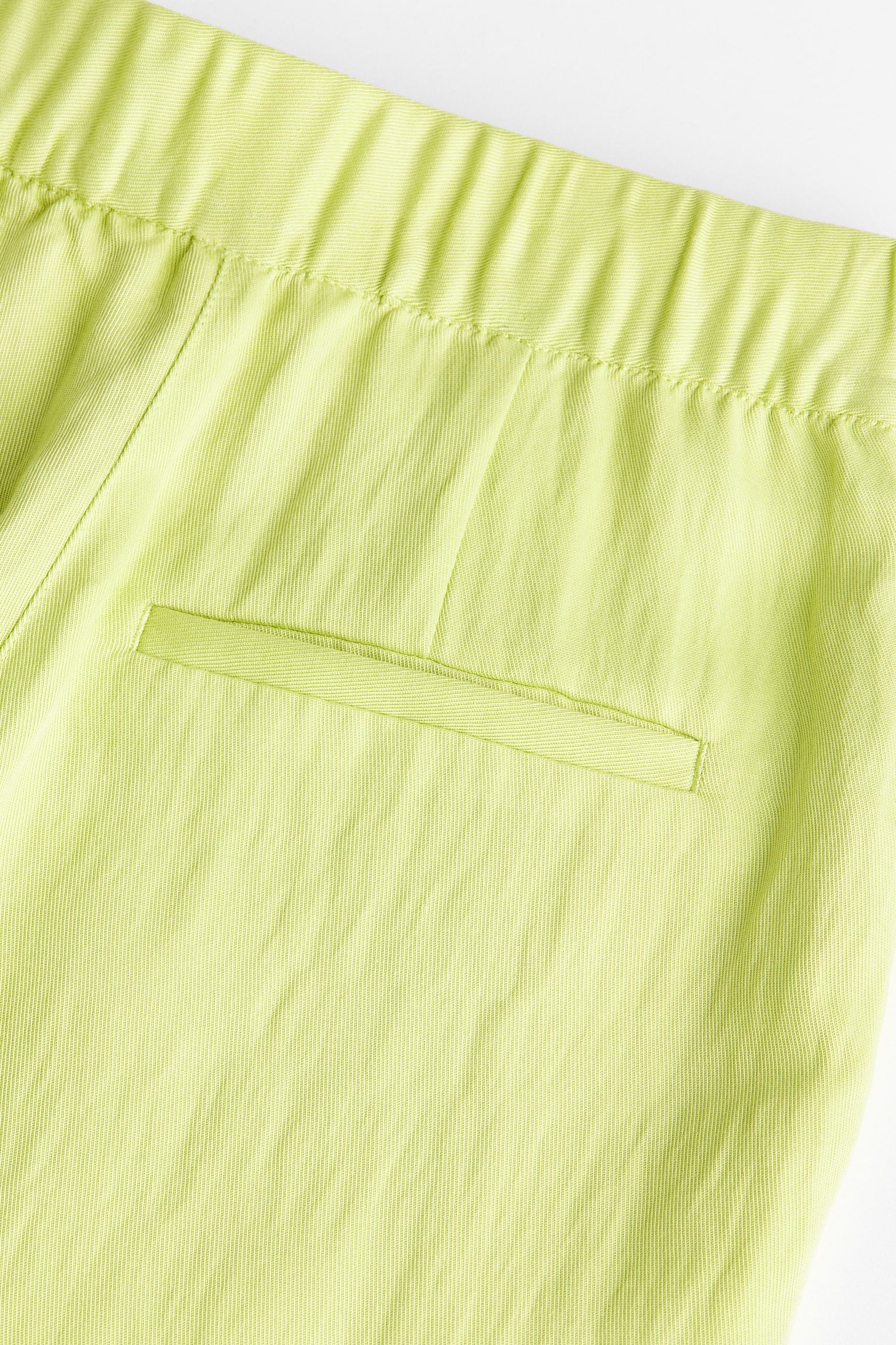 Flared viscose trousers - Lime green - 2