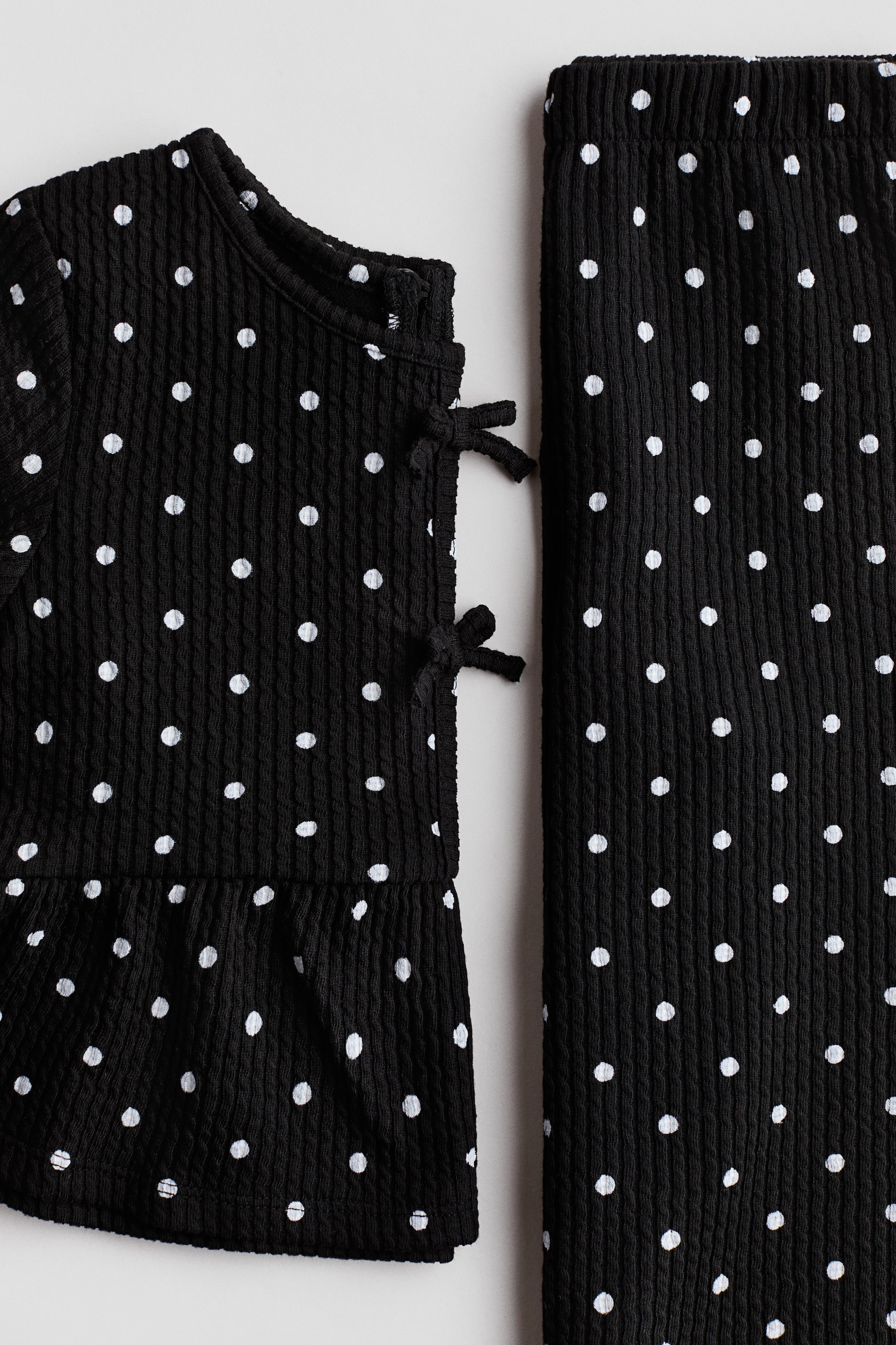 Ensemble 2 pièces en jersey texturé