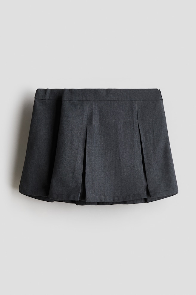 2-pack pleated school skirts - Dark grey/Black/Navy blue - 1