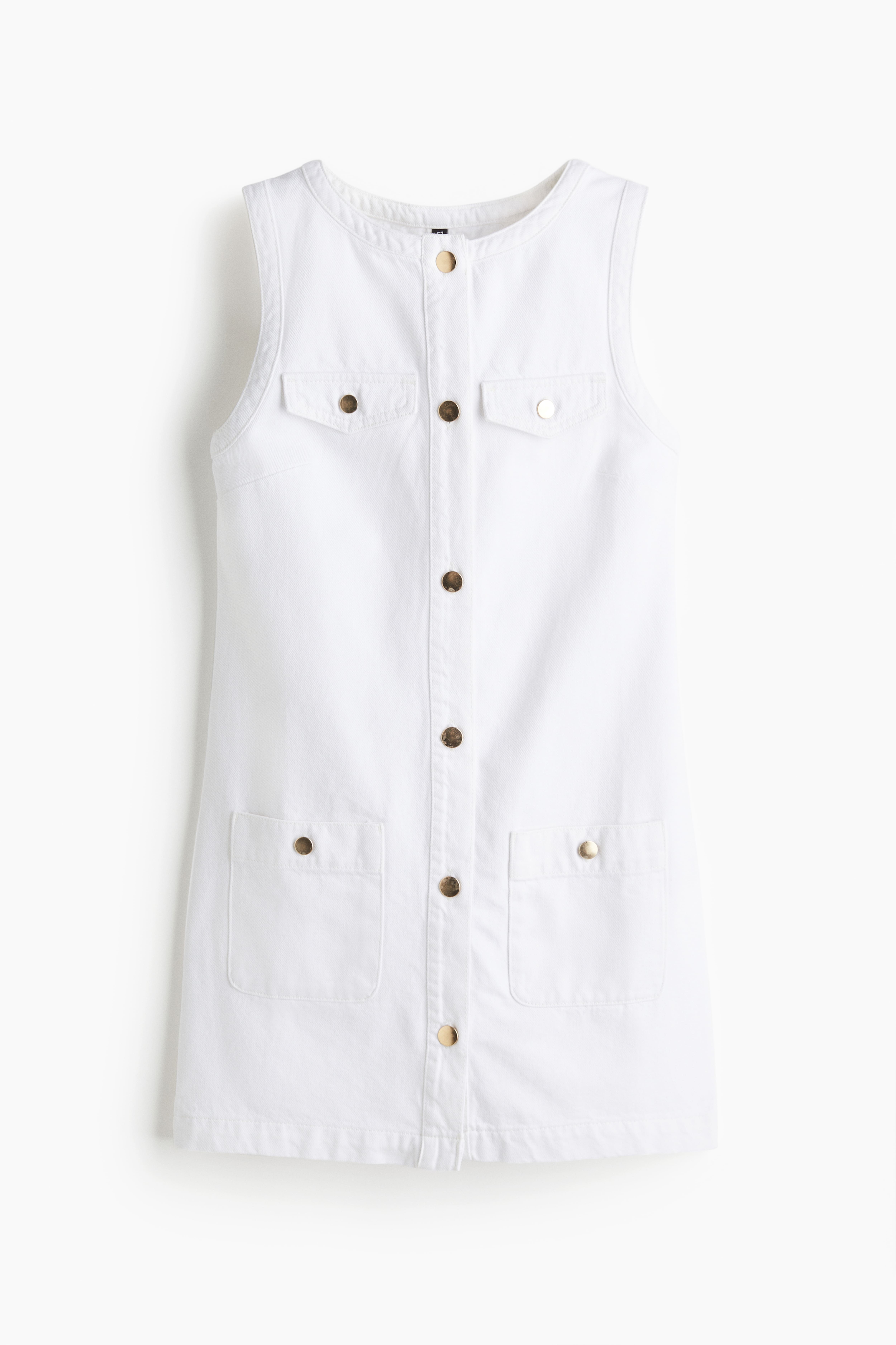 Sleeveless Denim Dress