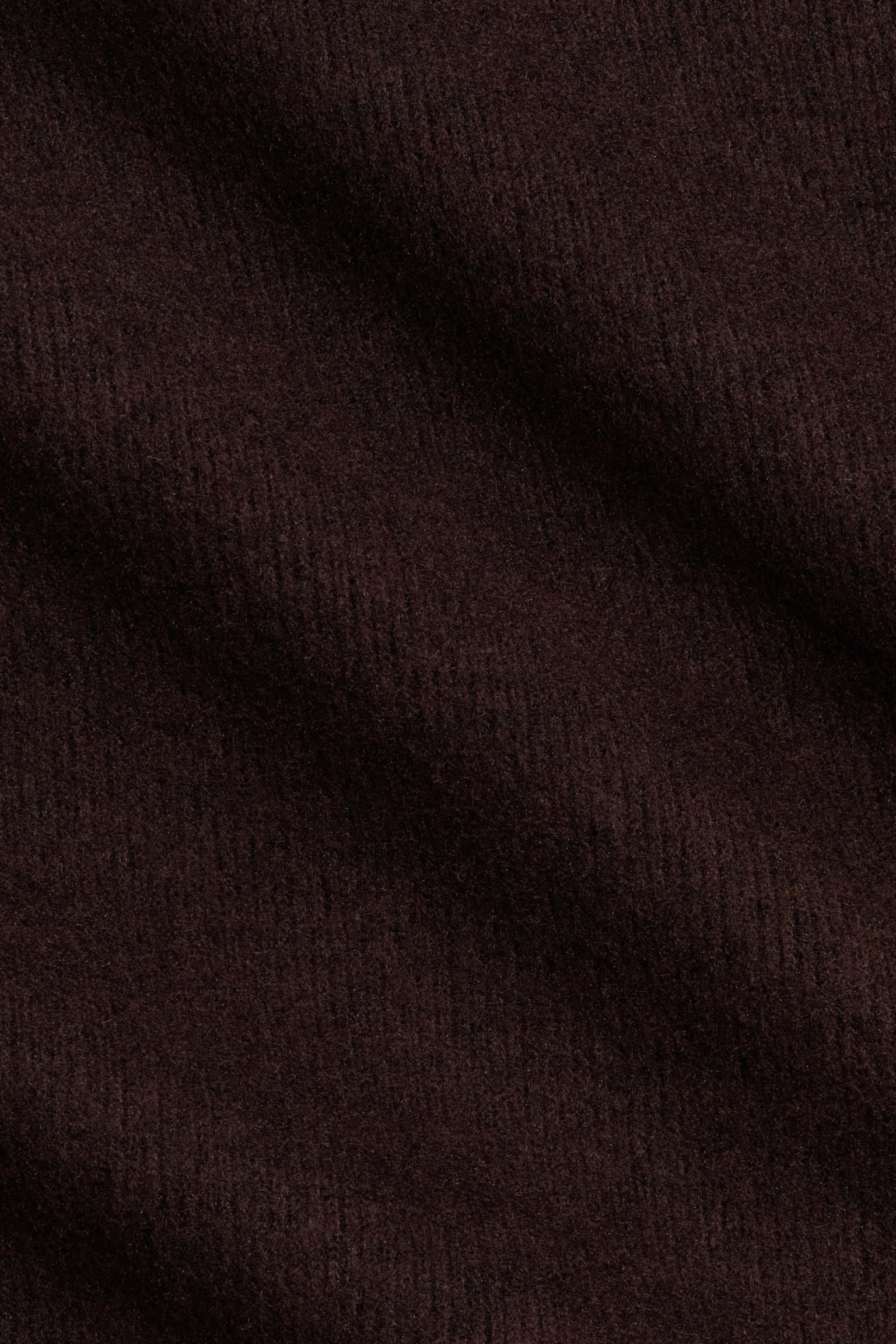 Top col roulé sans manches - Marron foncé/Gris foncé chiné - 2