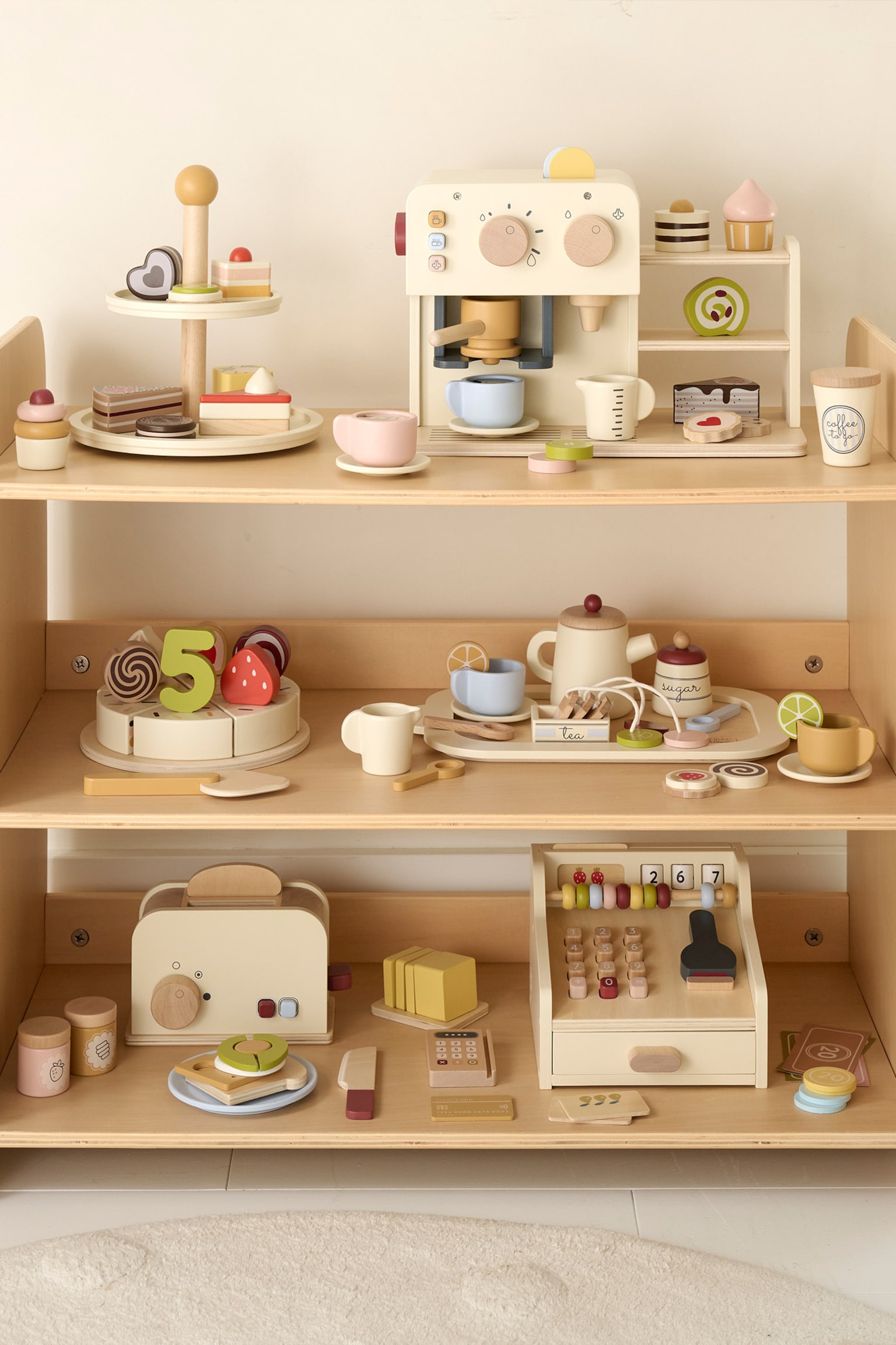 Speelgoed Kassa-Beige - 5