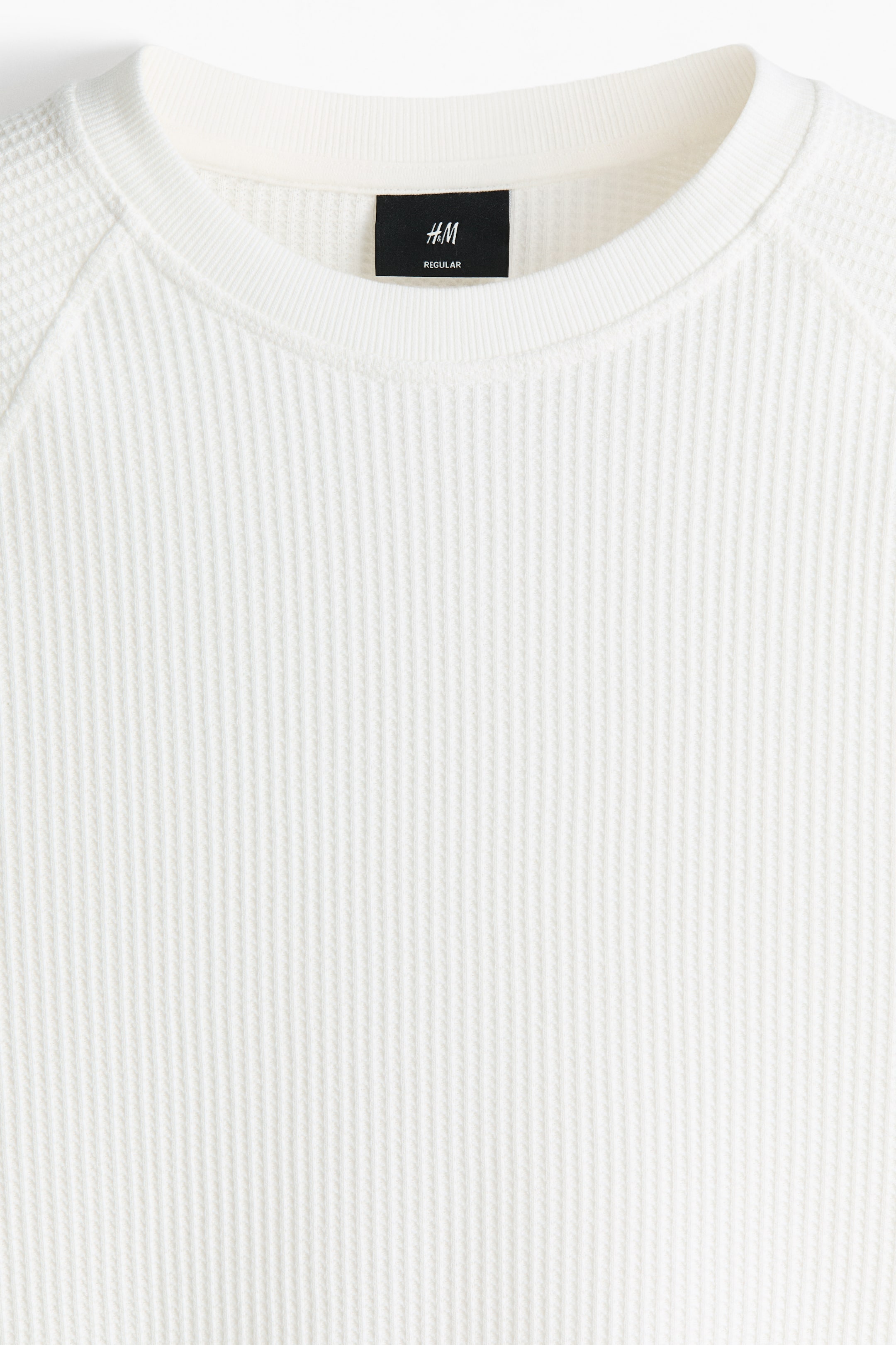 Regular-Fit Waffled Shirt