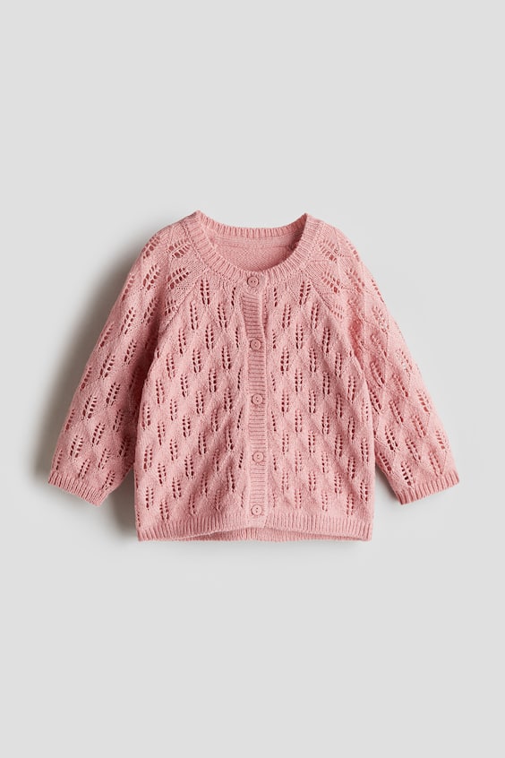 Детские кардиганы H&M Pointelle-Knit Cardigan