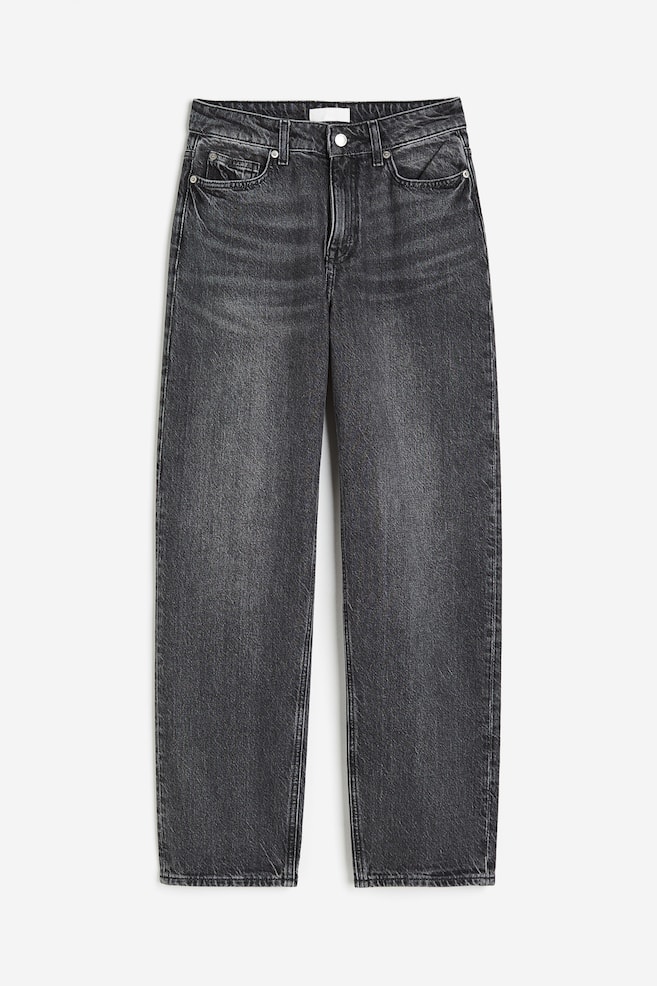 Tapered Regular Jeans - Dunkelgrau - 2