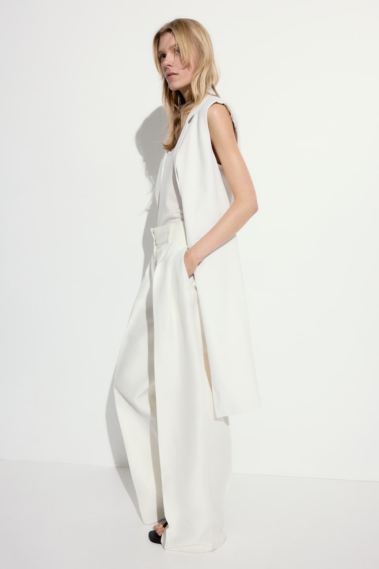 Chaleco Sastrero Outfit Con Chaleco Beige Mujer Chaleco De Mujer