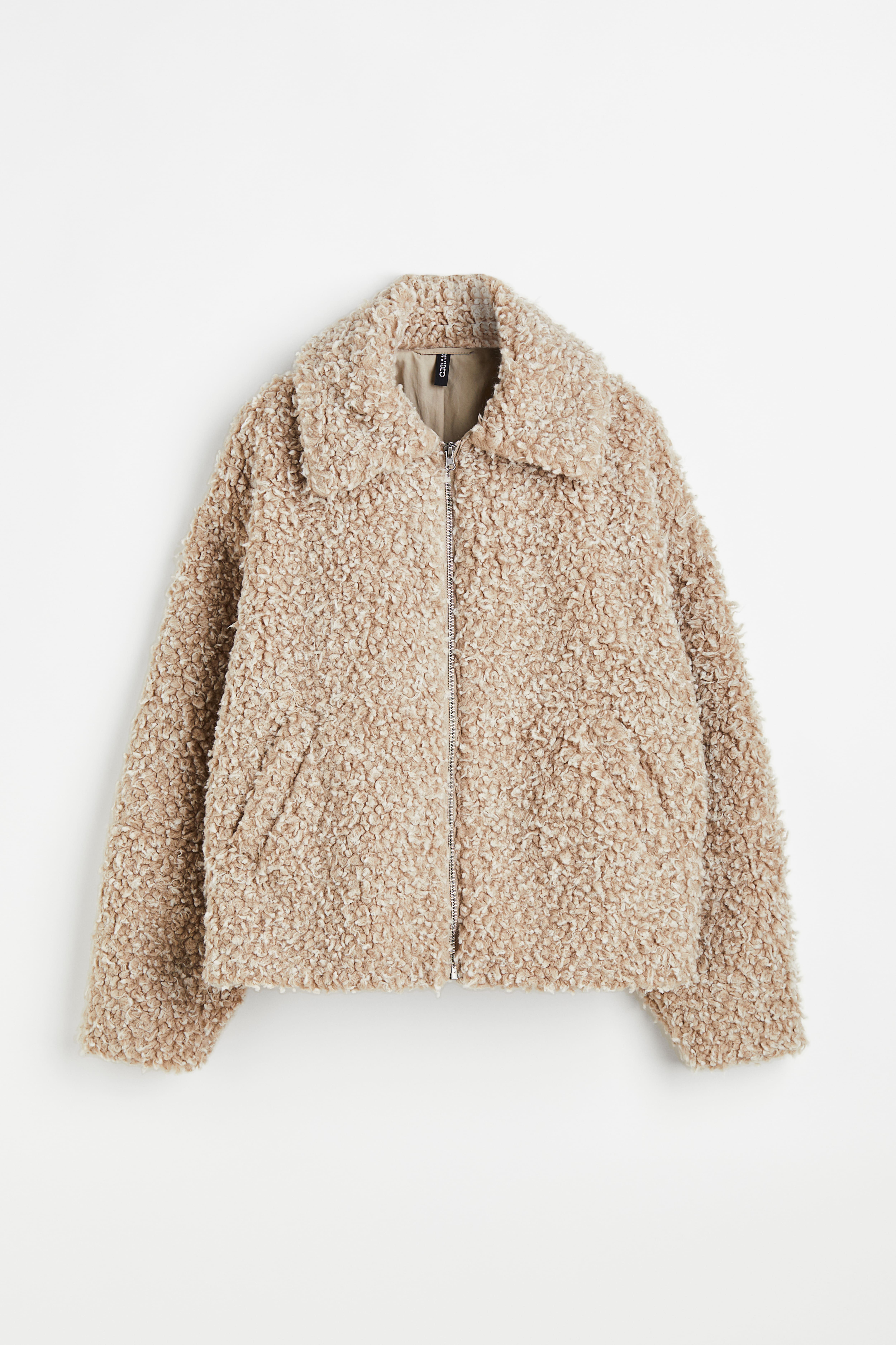 H and m teddy jacket best sale