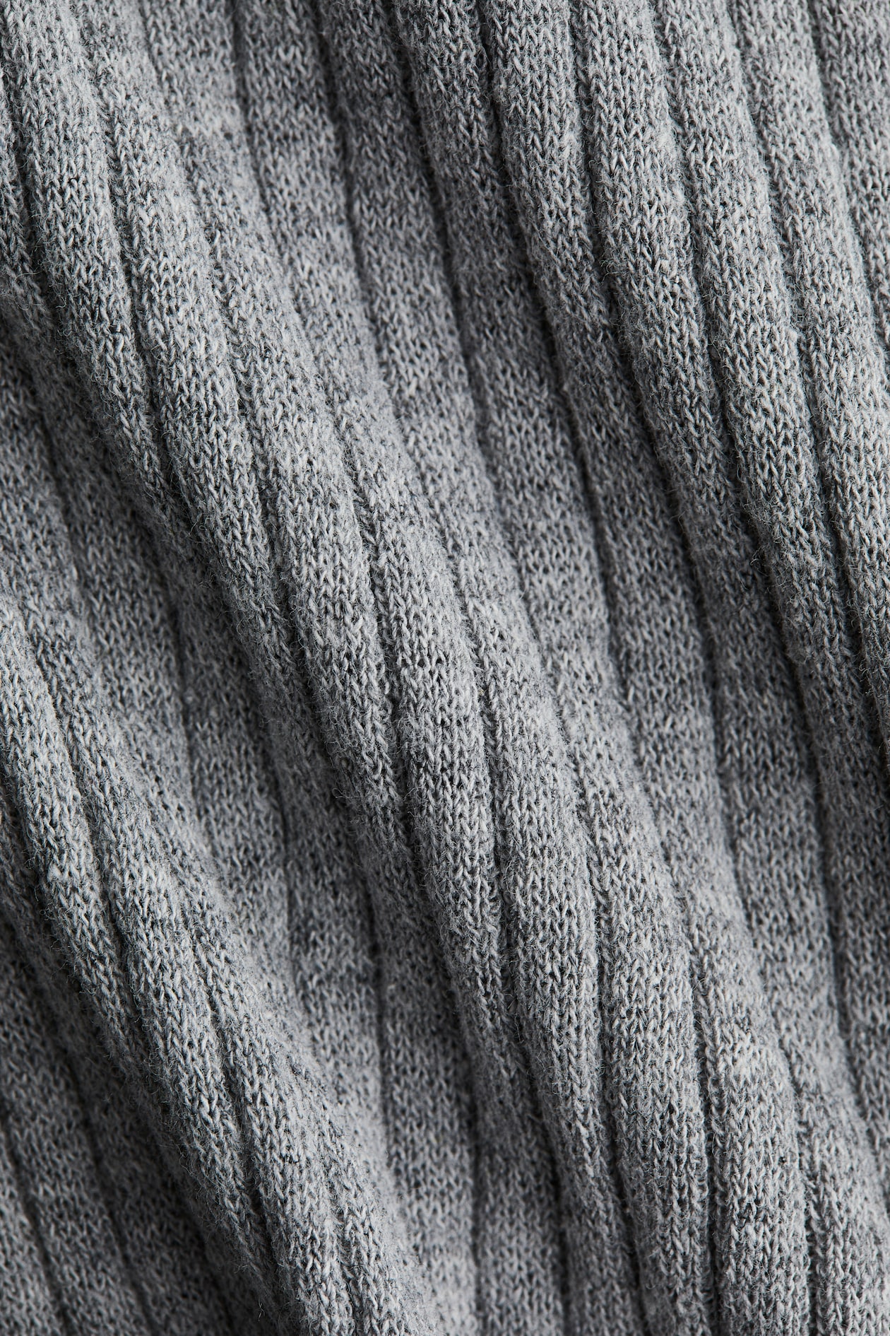 Rib-knit polo shirt - image 2