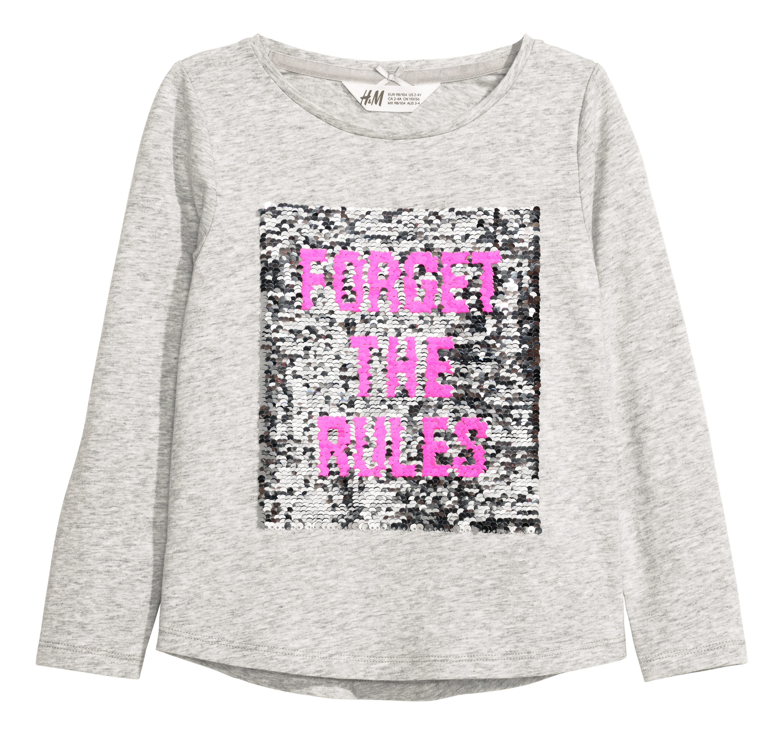 Pull Enfant H&M à Paillettes Flocons De Neige - Taille 134/140, Occasion Très Bon état