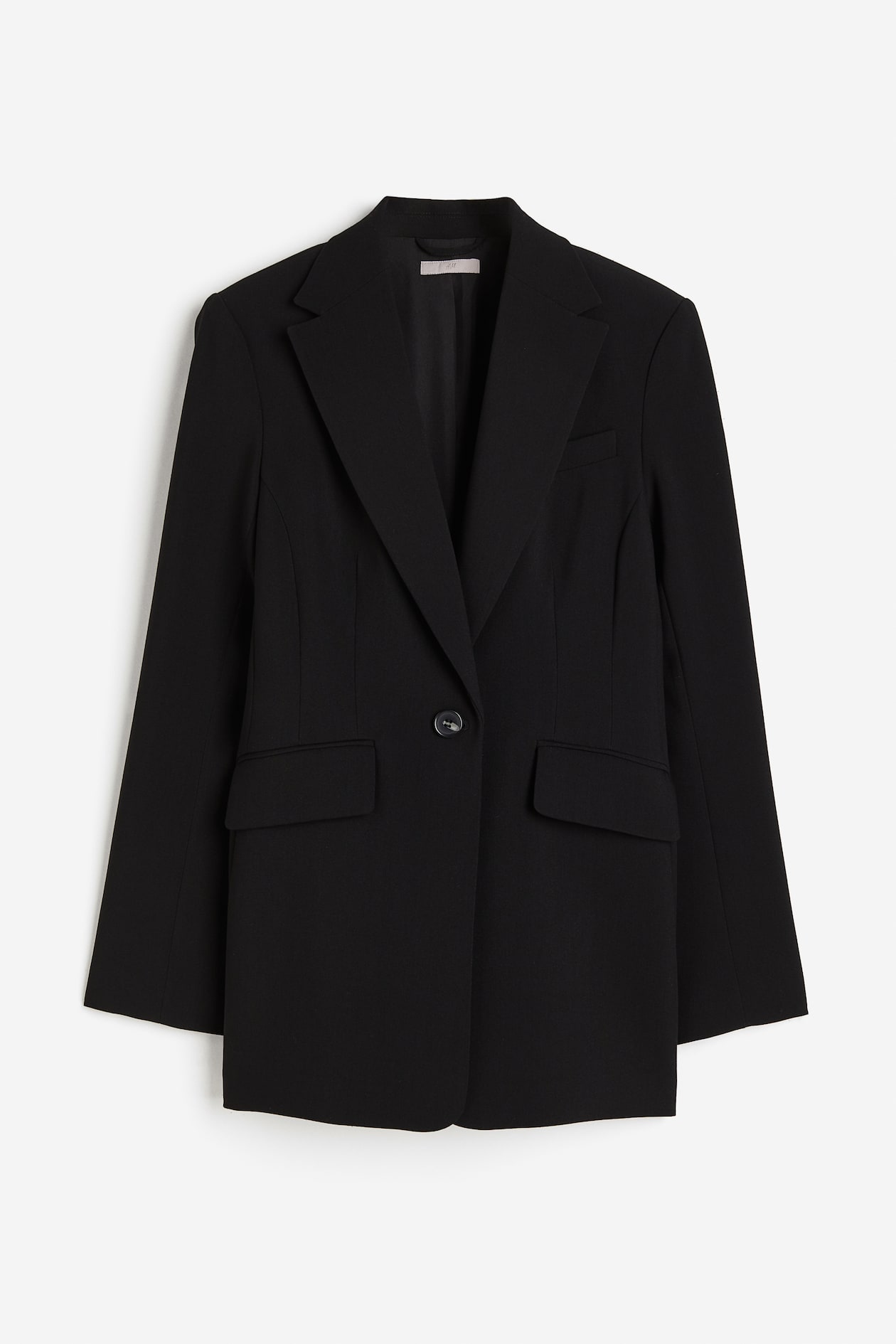 Fitted blazer Black Ladies H&M GB