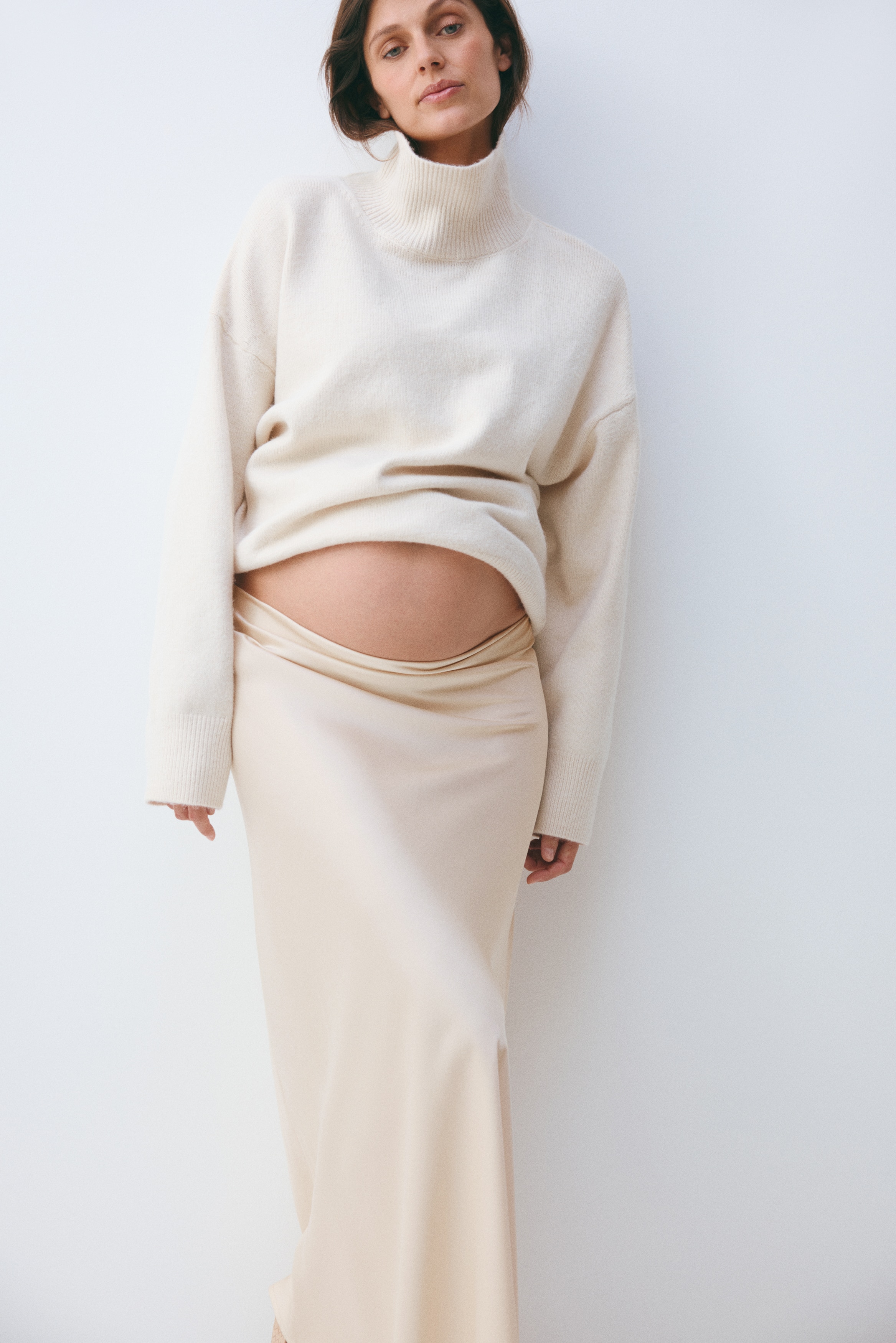 MAMA Satin Slip Skirt from H&M - $40.99