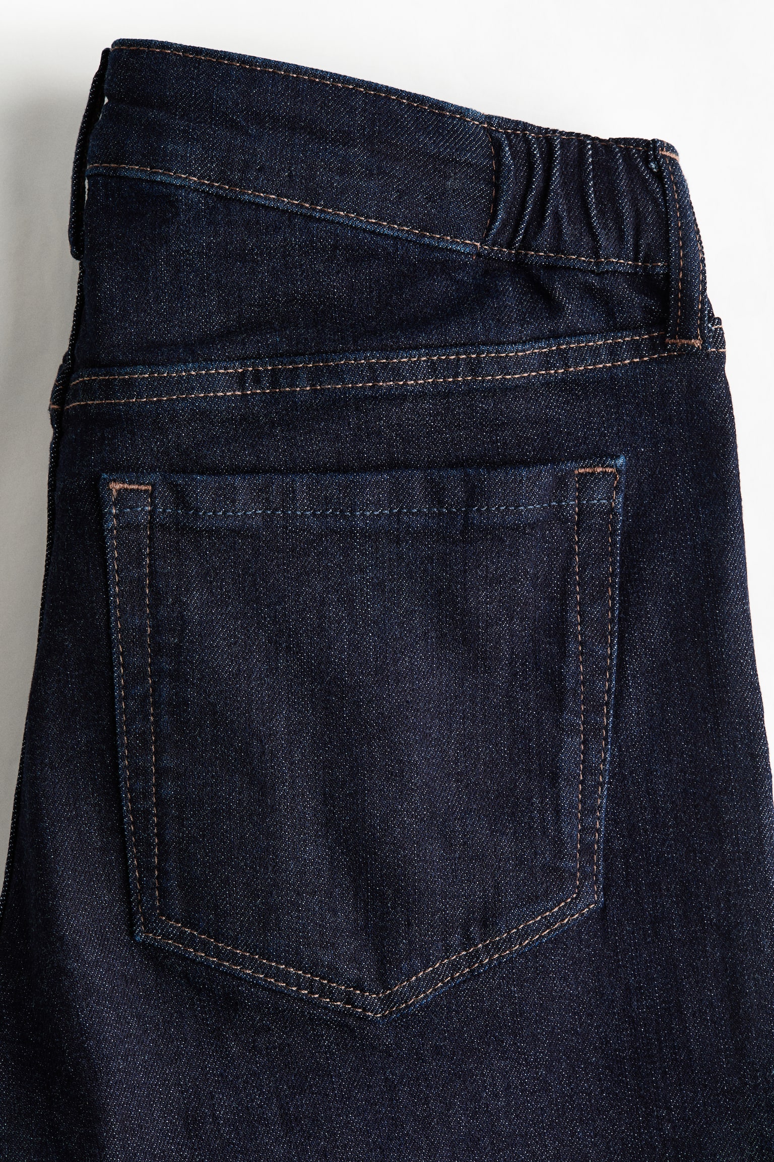 MAMA Wide Low Waist Ankle Jeans - כחול ג'ינס כהה/כחול ג'ינס/כחול ג'ינס בהיר - 5