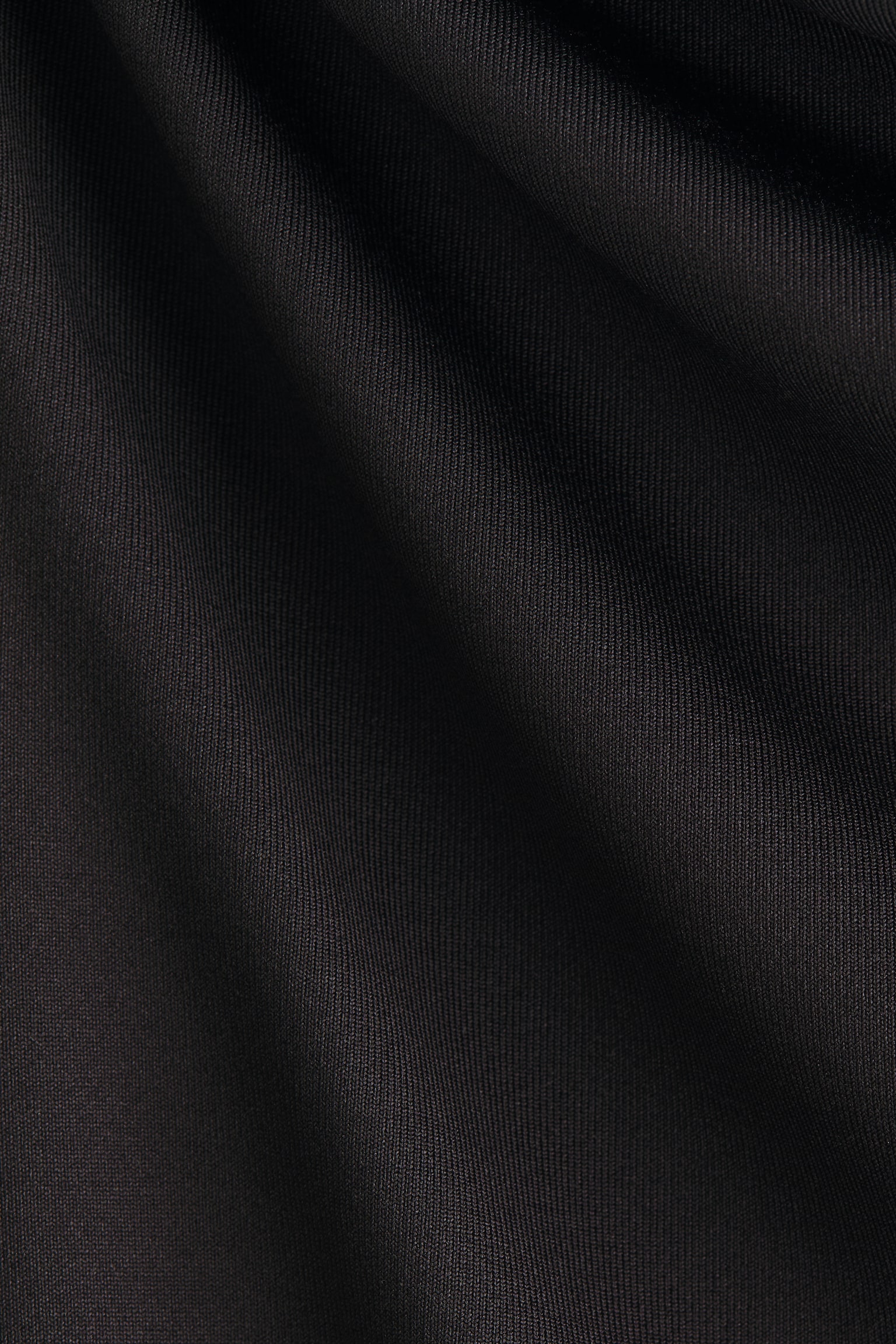 Draped one-shoulder dress - Black - 7