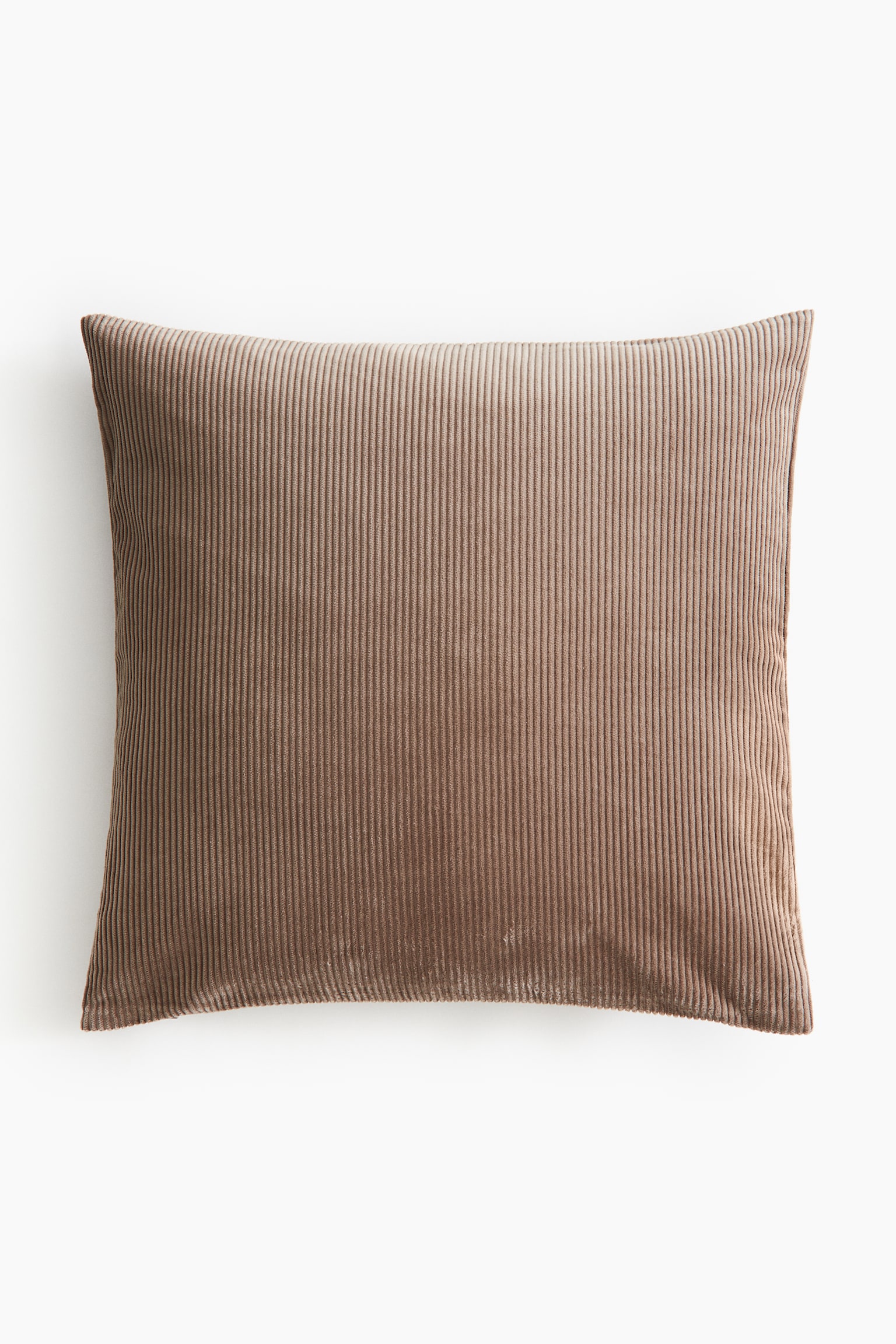 Corduroy cushion cover - Mole/Dark brown/Cream/Bright blue - 1