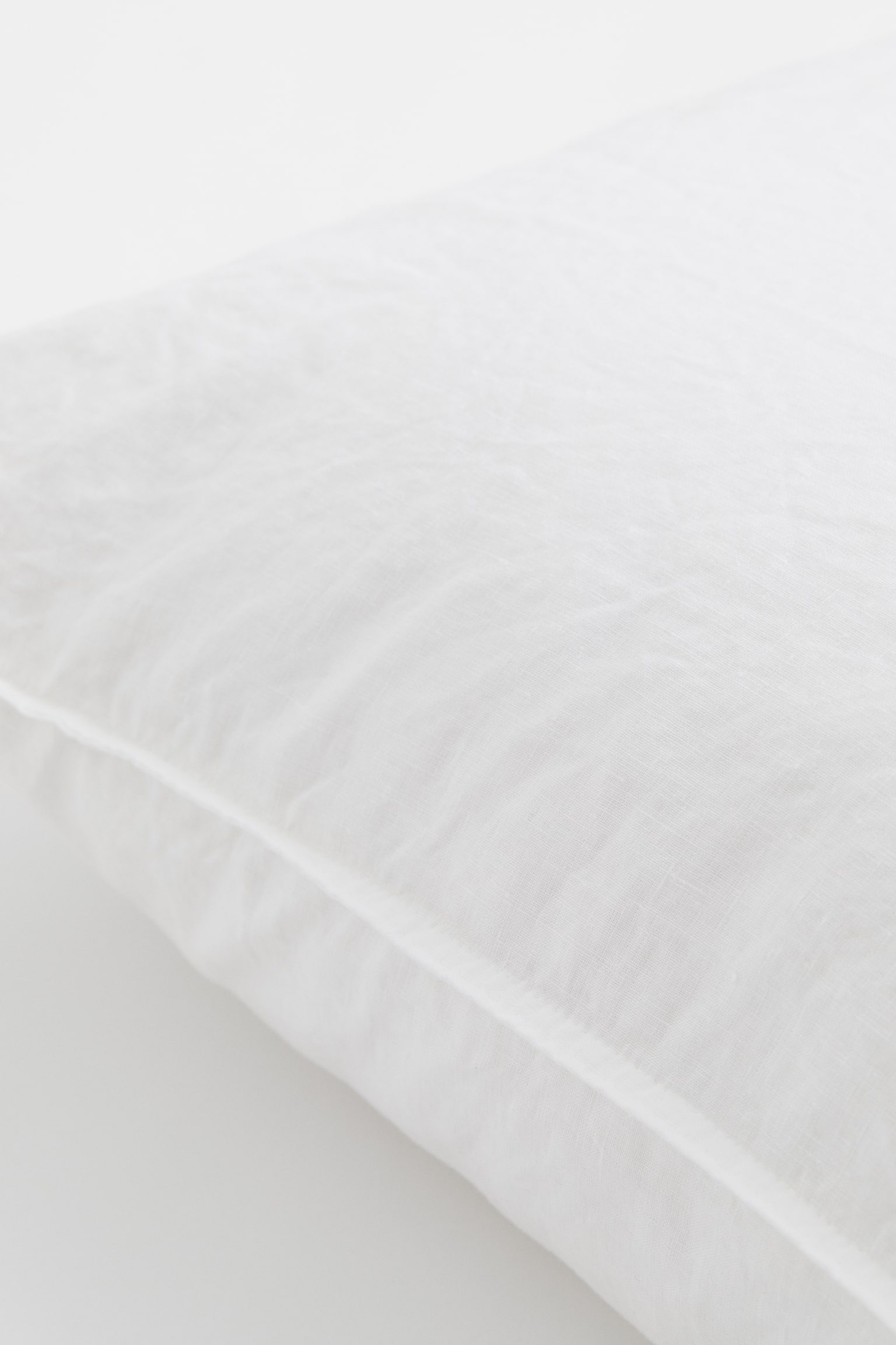 Washed linen pillowcase - White/Beige/Light grey - 3