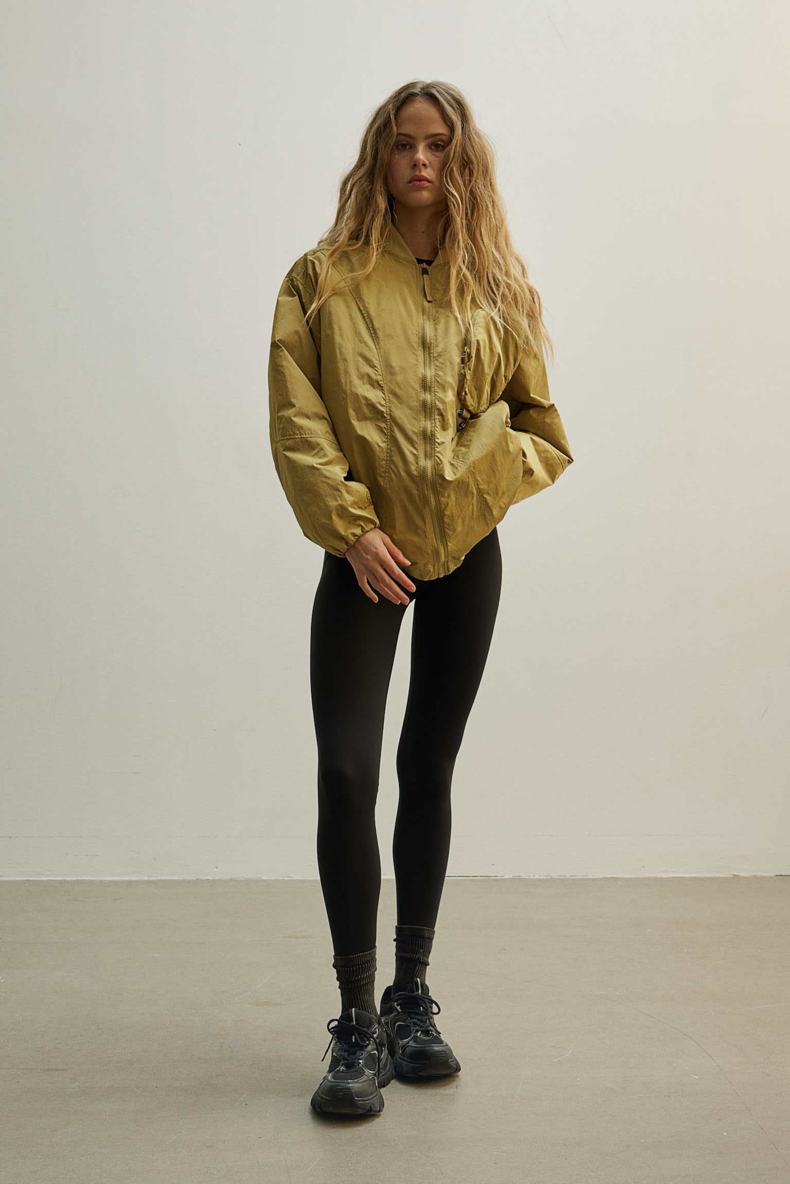 ThermoMove™ Water Repellent Bomber Jacket - Ochre - 7