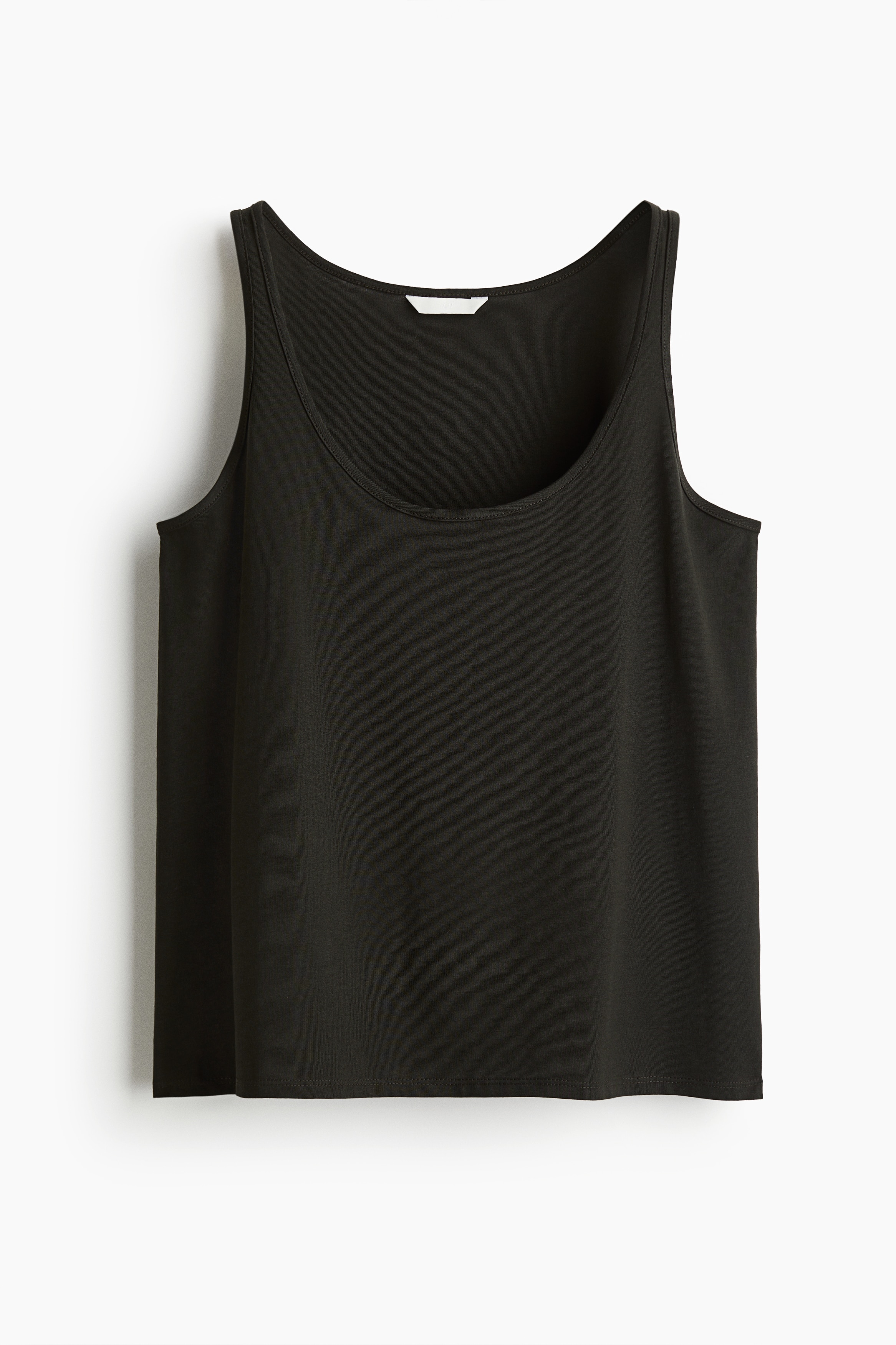 Cotton vest top - Dark green/Dark brown/White/Burgundy/Black