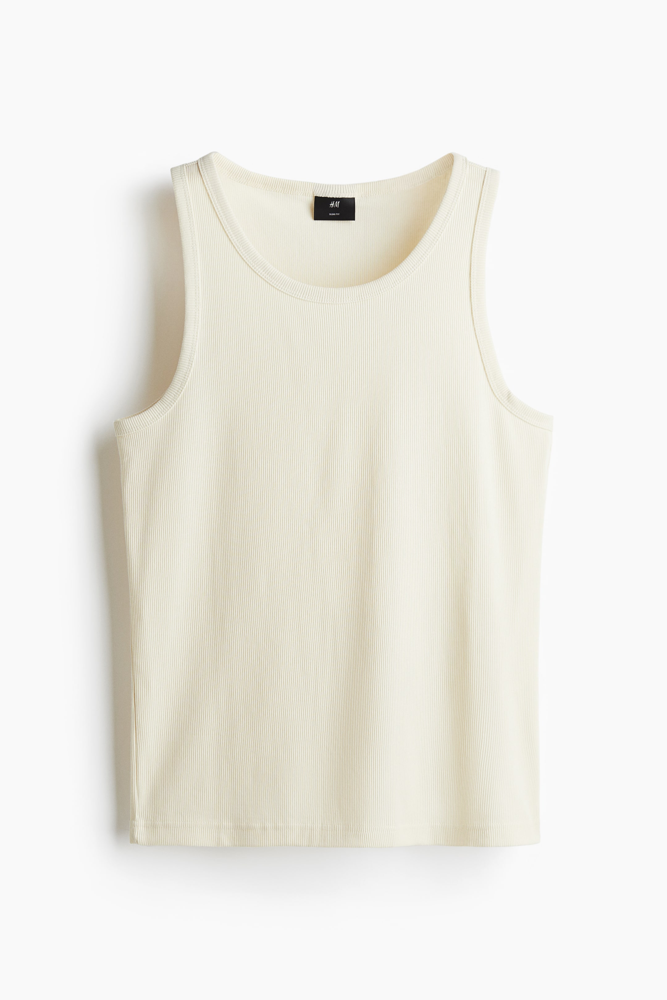 Slim Fit Ribbed Tank Top